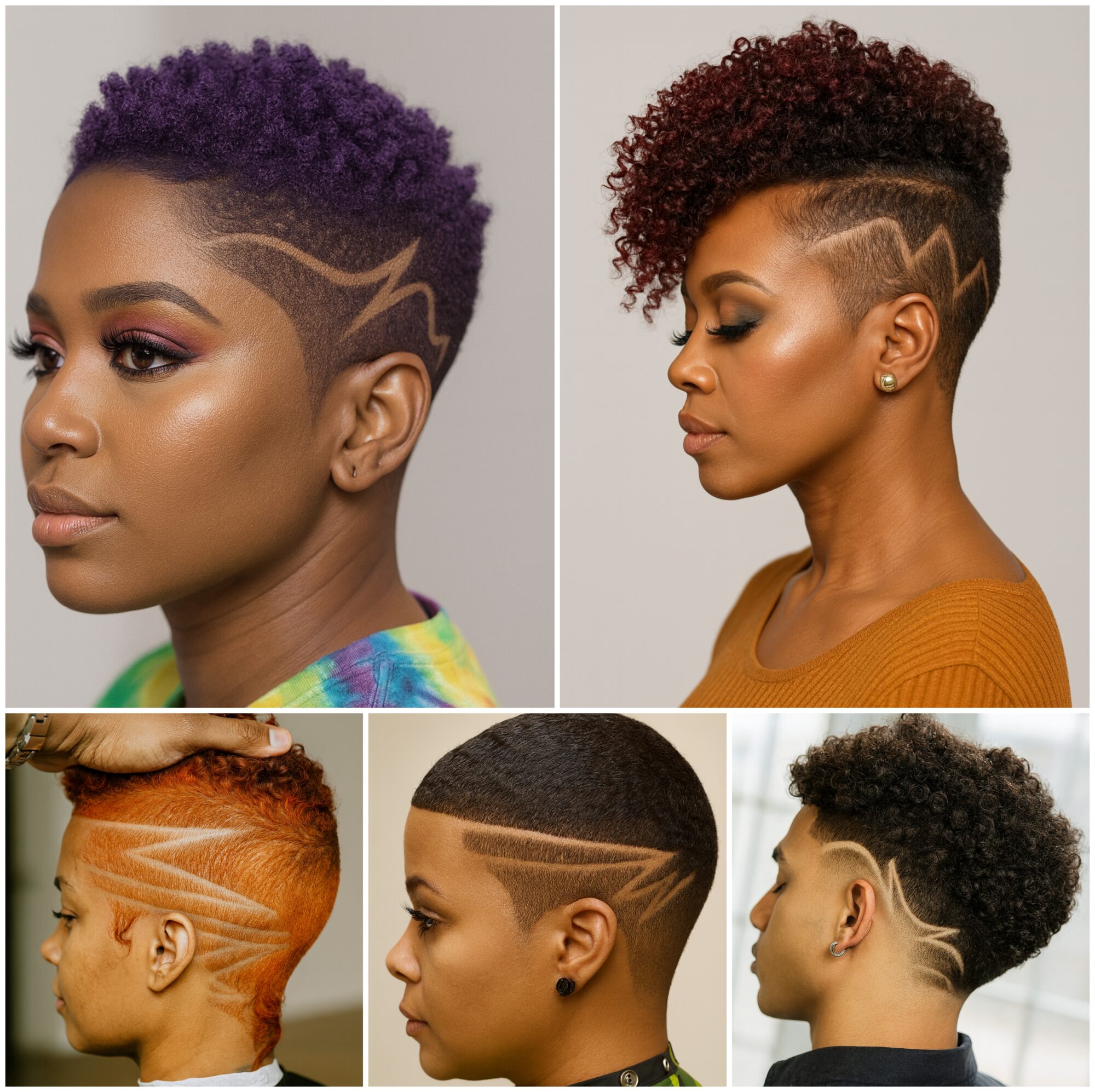 Beautiful Short Natural Afro Cuts For Ladies
