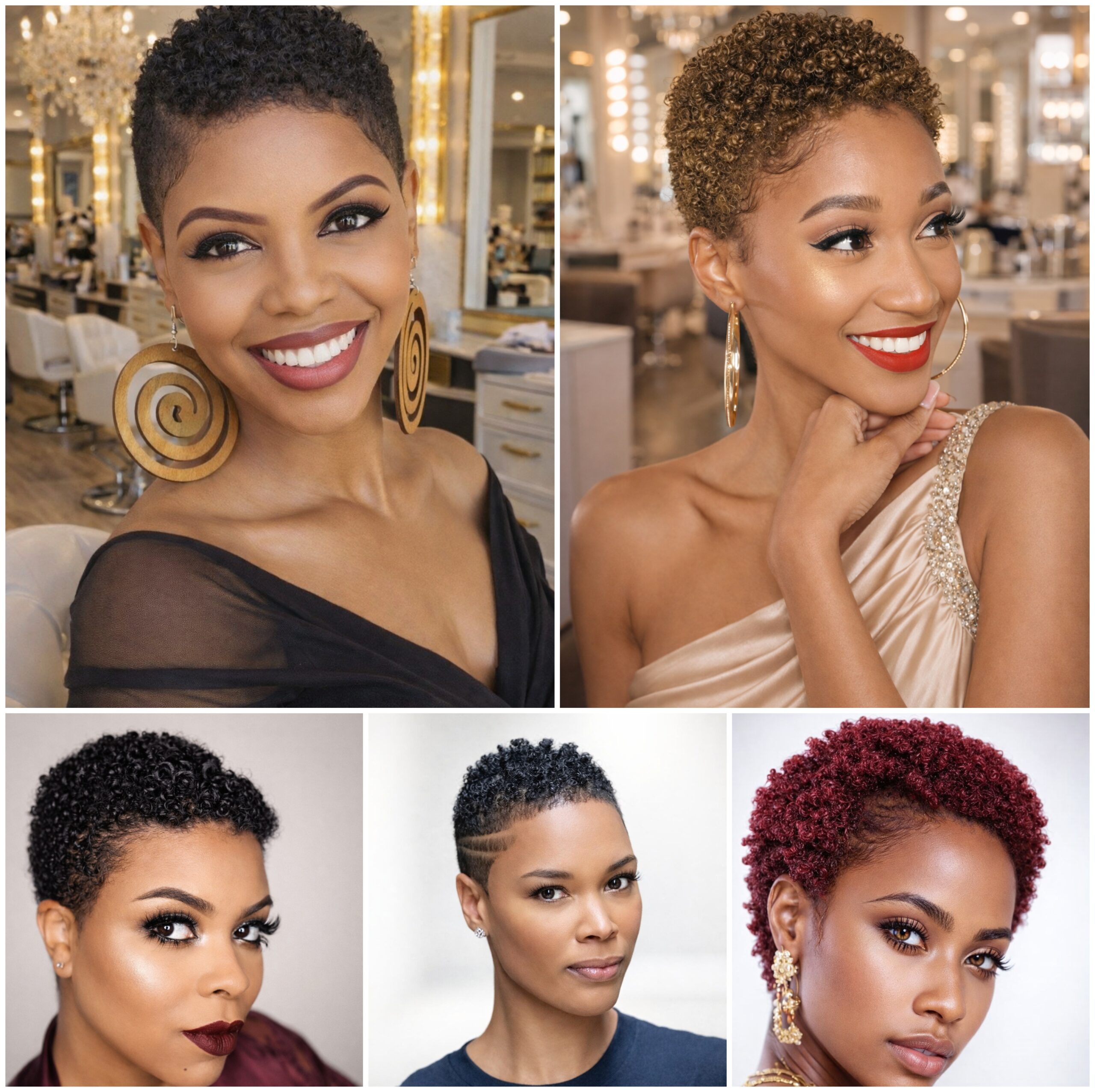 Premium Low Cut Afro Looks for Women