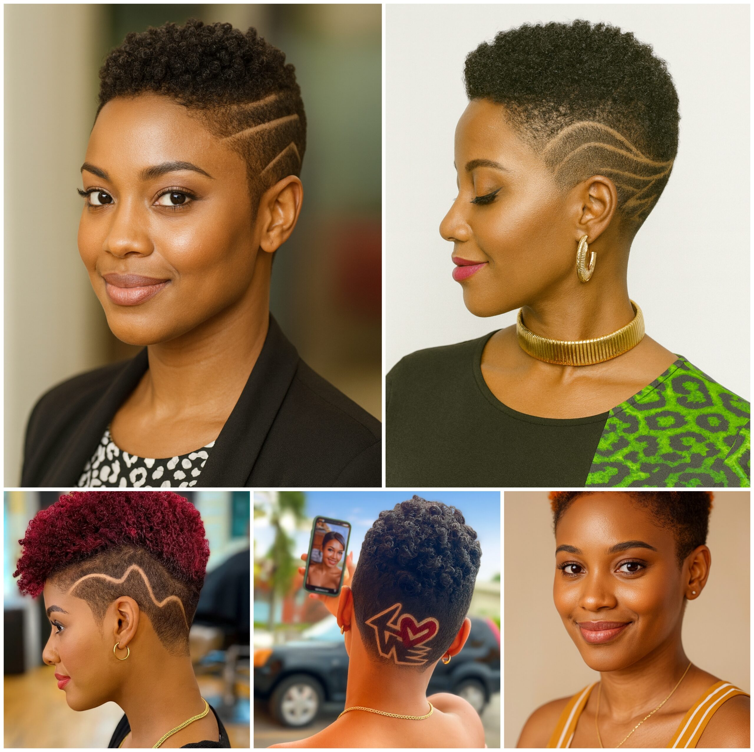 Exclusive Short Afro Looks for Women Exclusive Short Afro Looks for Women