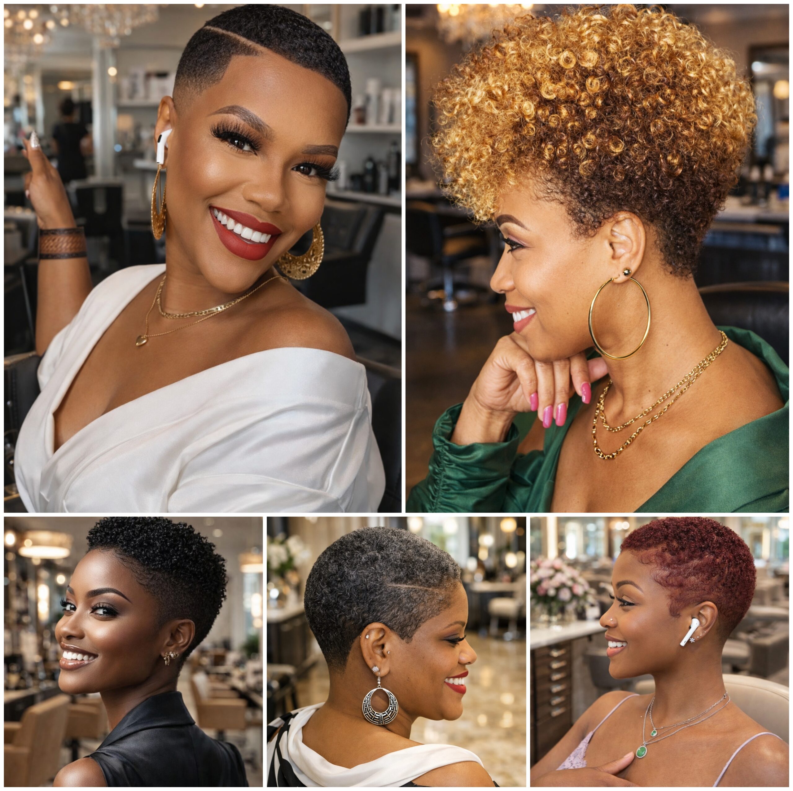 Luxury Short Natural Afro Inspirations