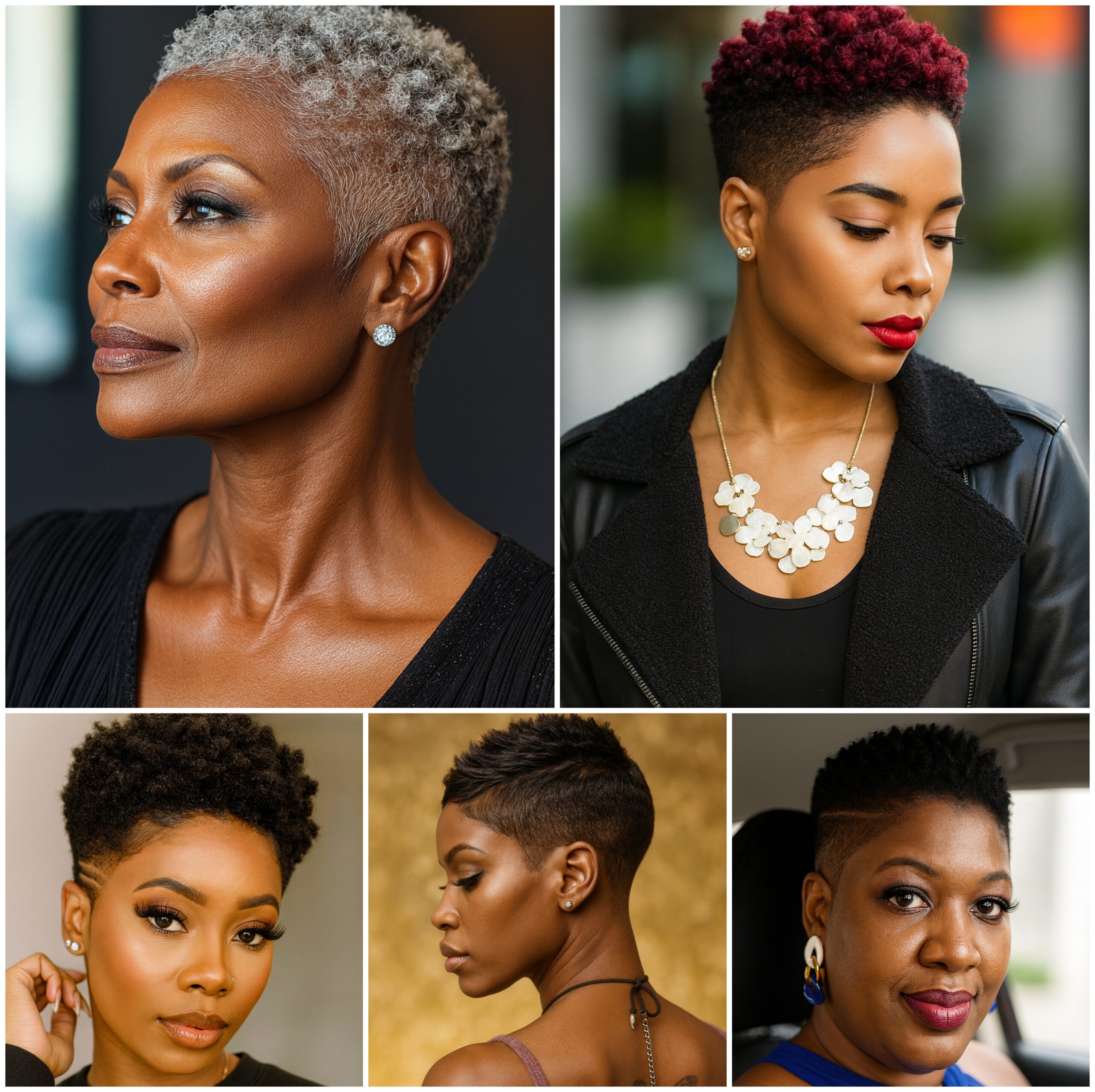 Exclusive Low Cut Afro Styling for Women Exclusive Low Cut Afro Styling for Women