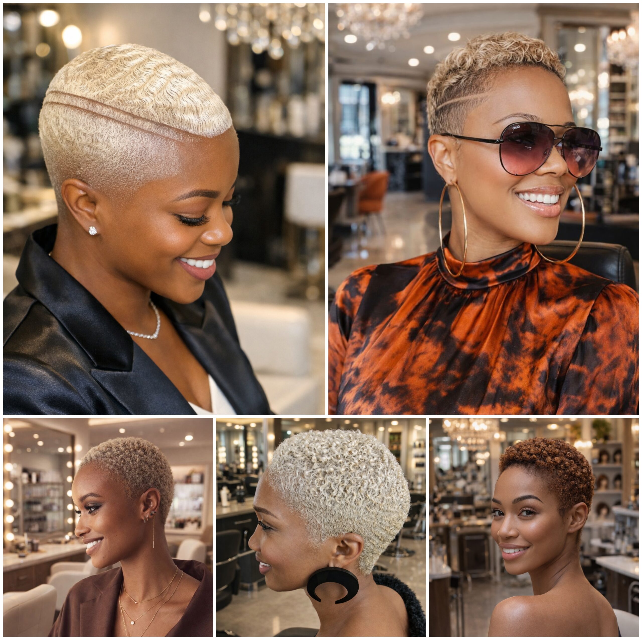 Premium Low Fade Afro Cuts for Women
