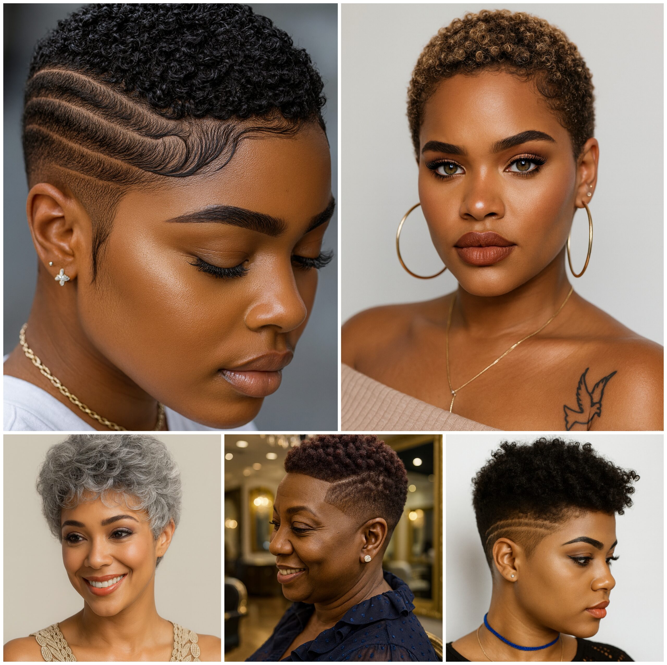Beautiful Low Cut Afro Shapes for Women Beautiful Low Cut Afro Shapes for Women