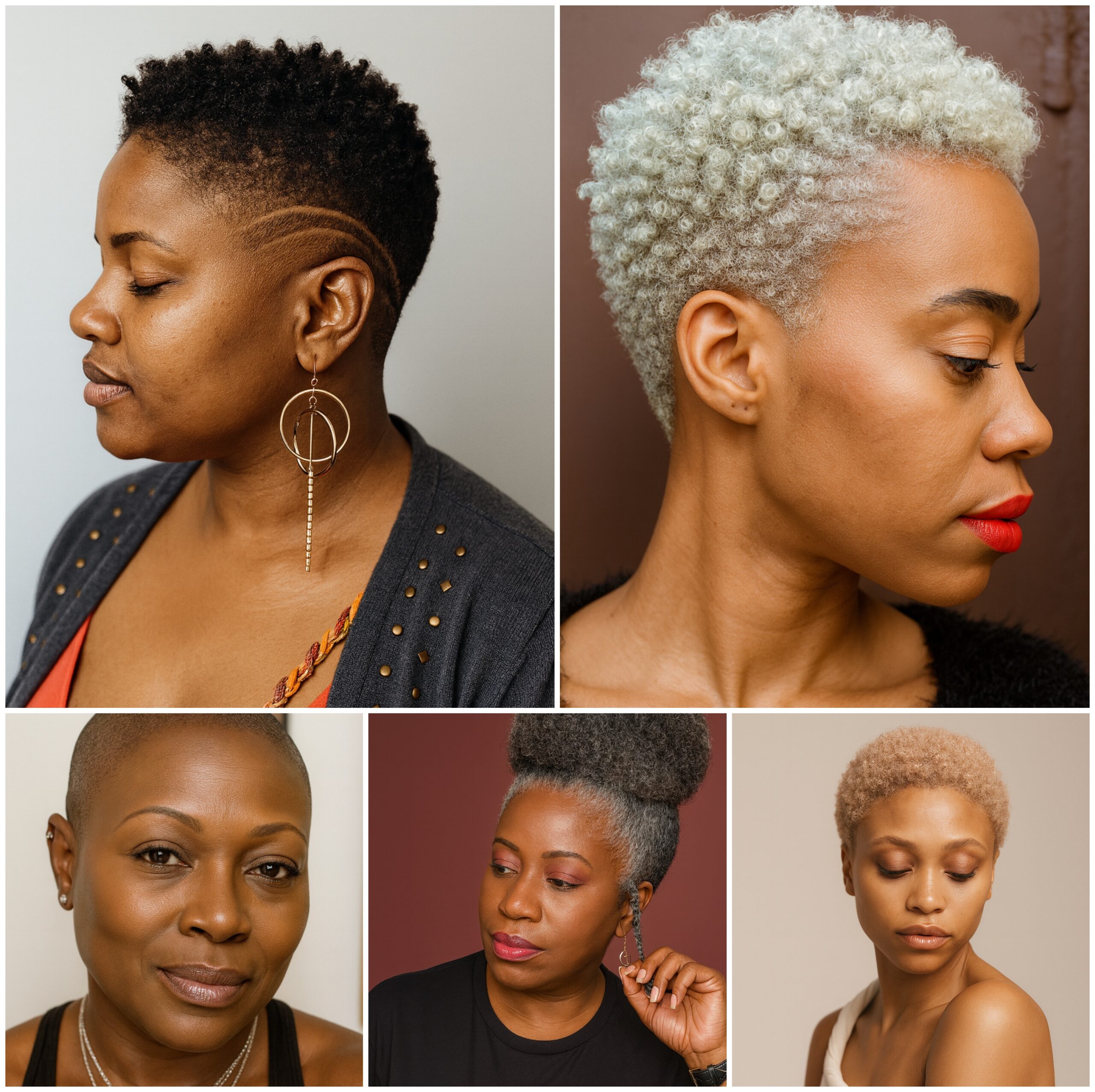 Elegant Short Natural Afro Styling Ideas Elegant Short Natural Afro Styling Ideas