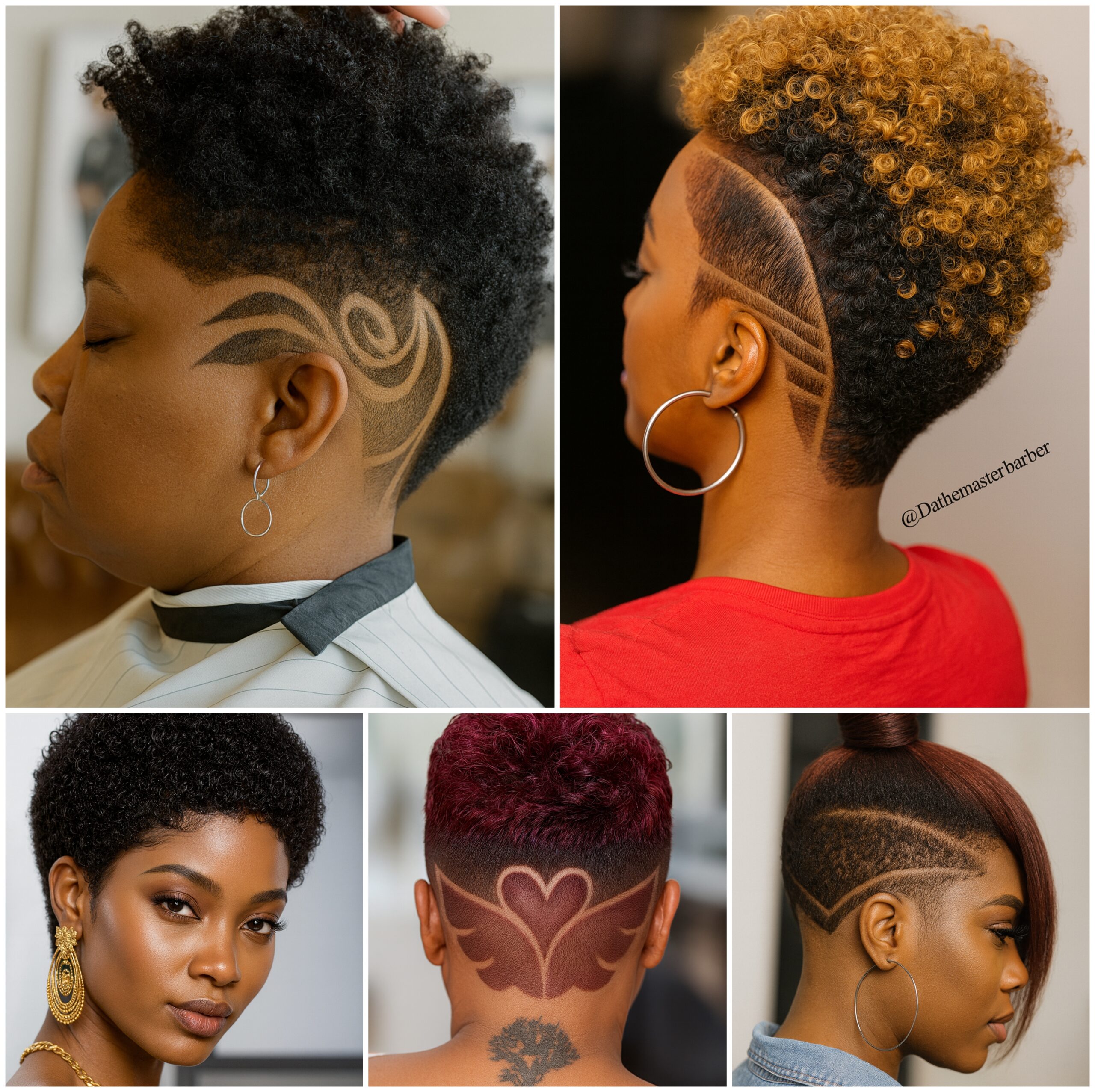 Luxury Low Fade Afro Styles for Women