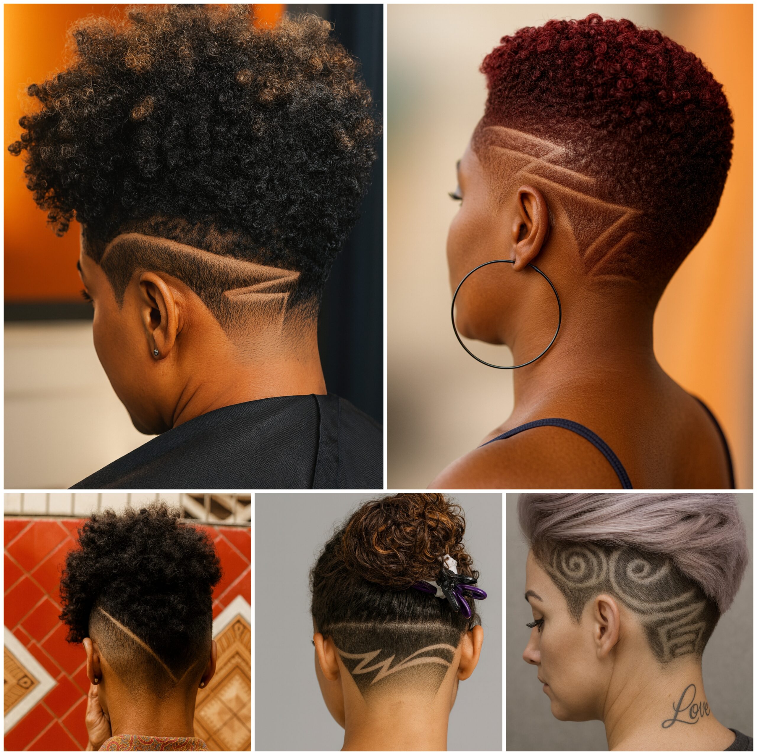 Beautiful Short Afro Cut Inspirations