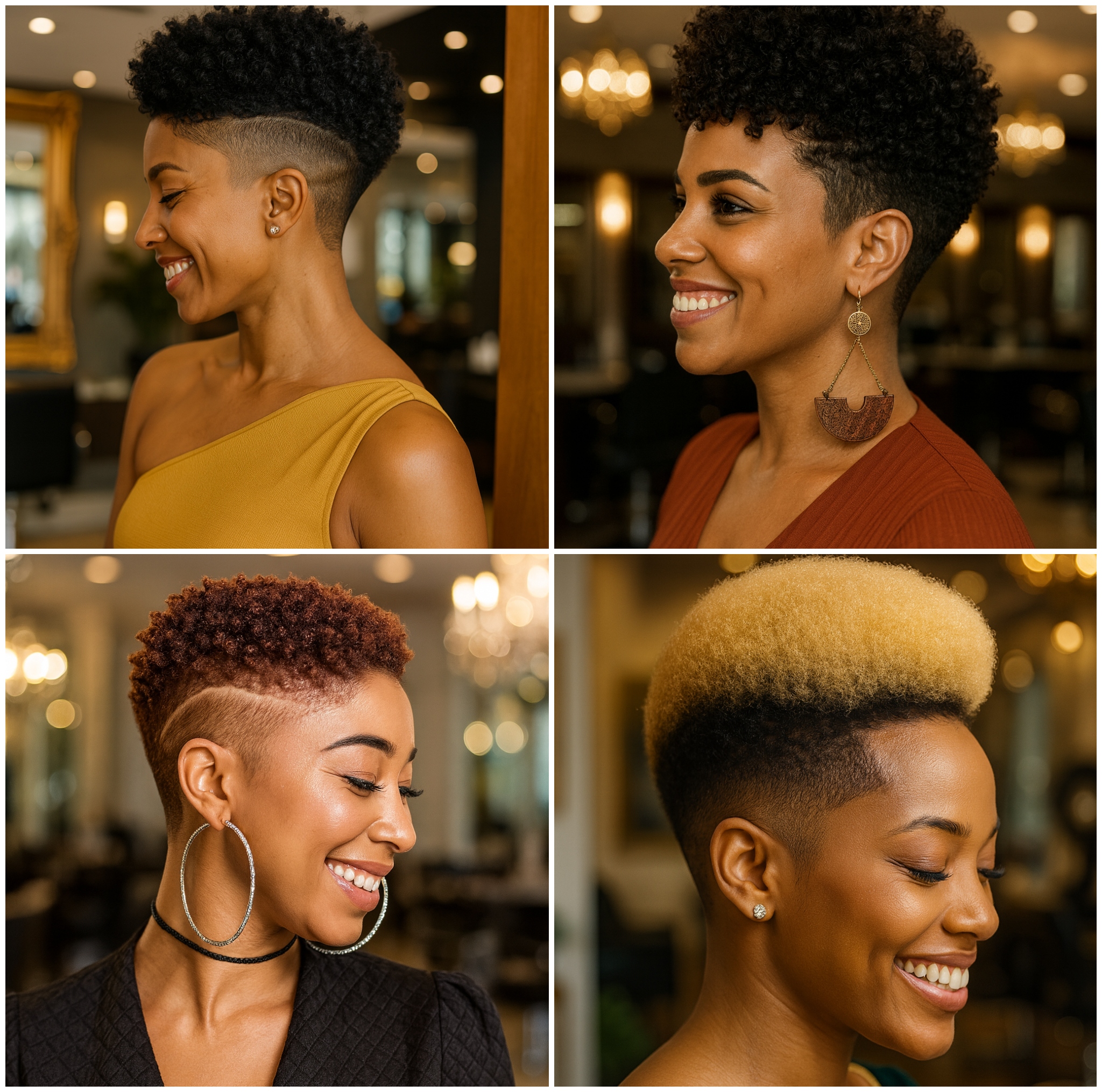 Calm Afro Shapes for Short Hair