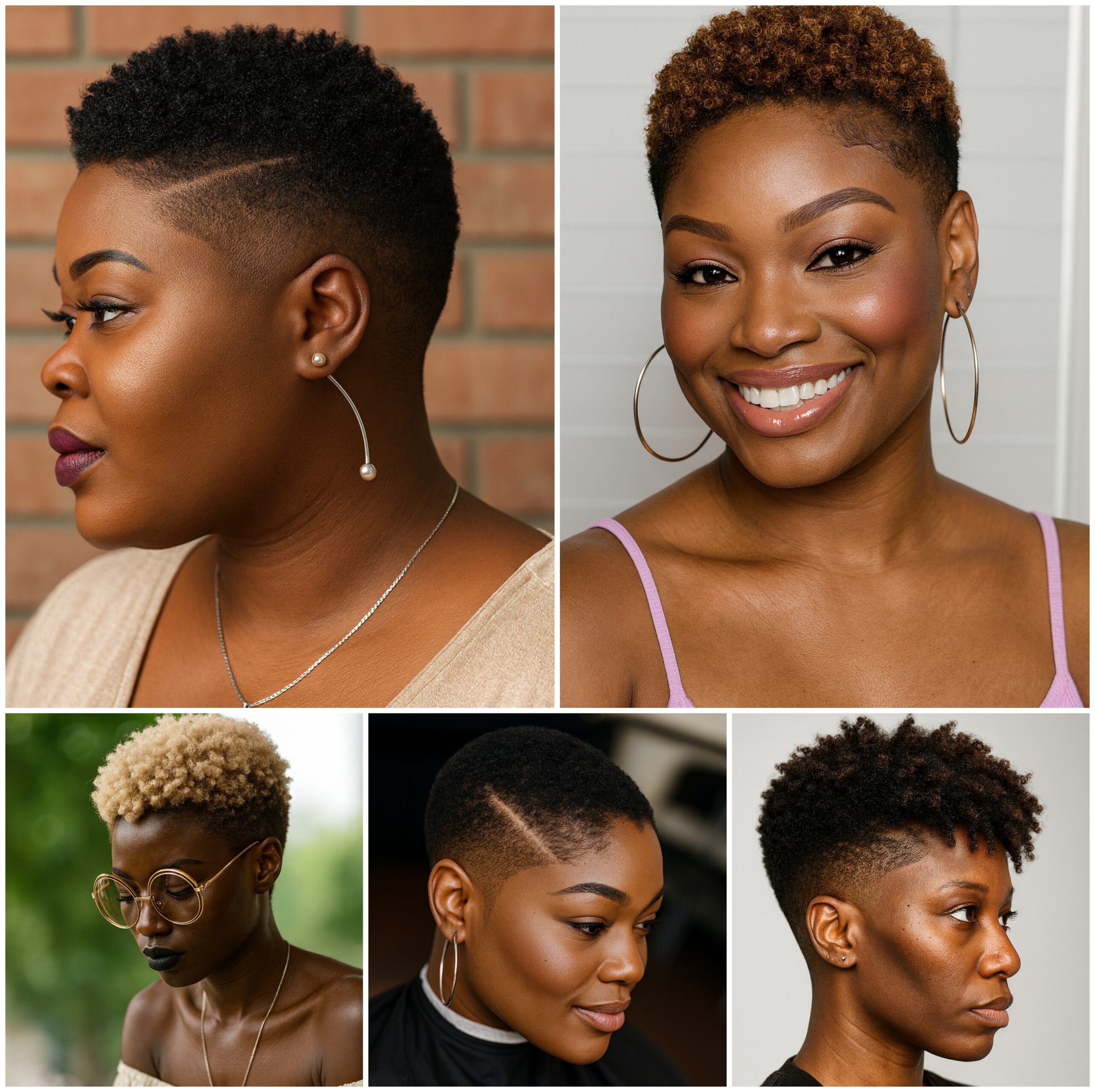 Beautiful Short Natural Afro Cuts Collection
