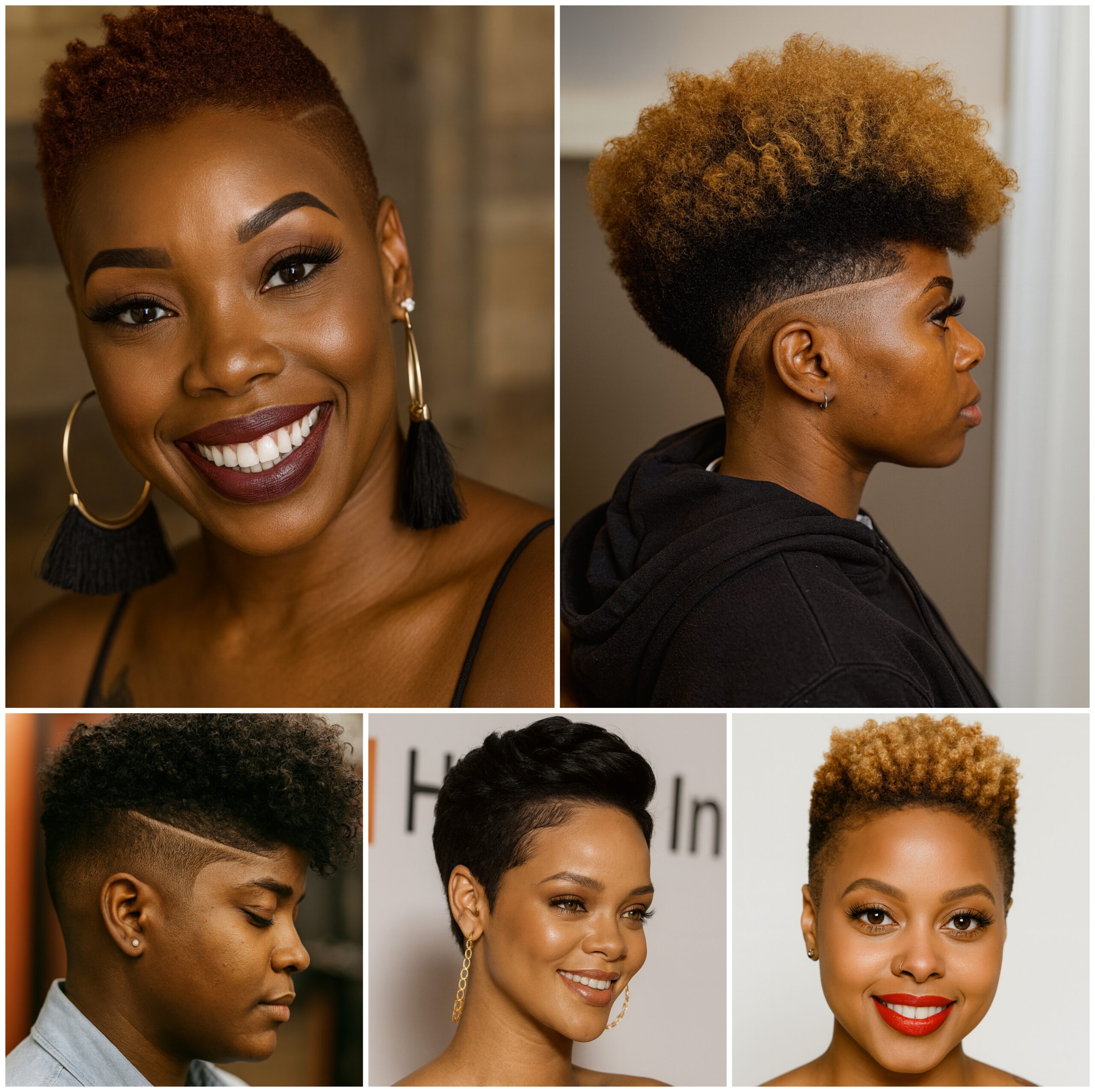 Exclusive Low Fade Afro Cuts for Ladies Exclusive Low Fade Afro Cuts for Ladies