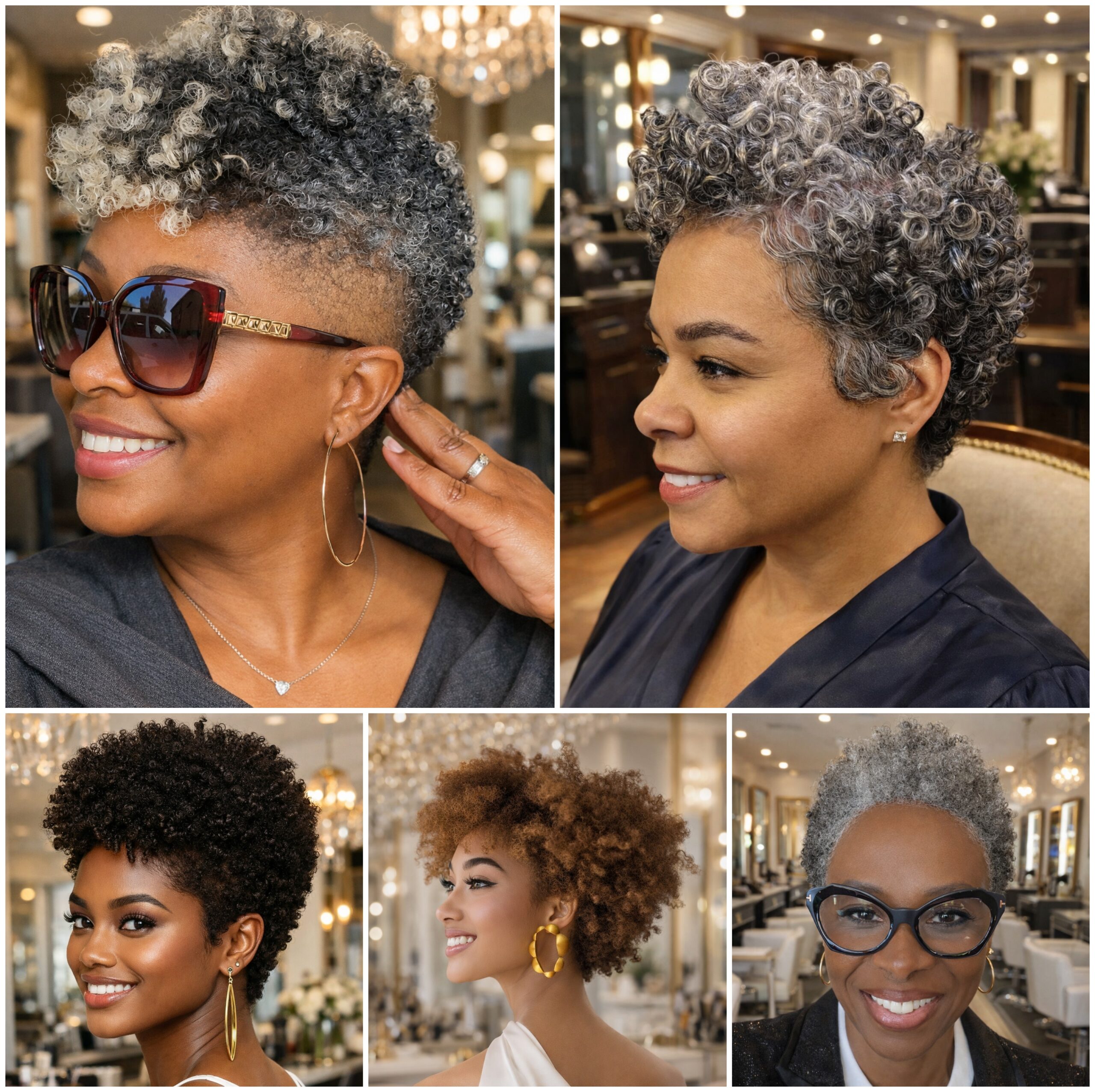Low Fade Afro Hair with Natural Balance