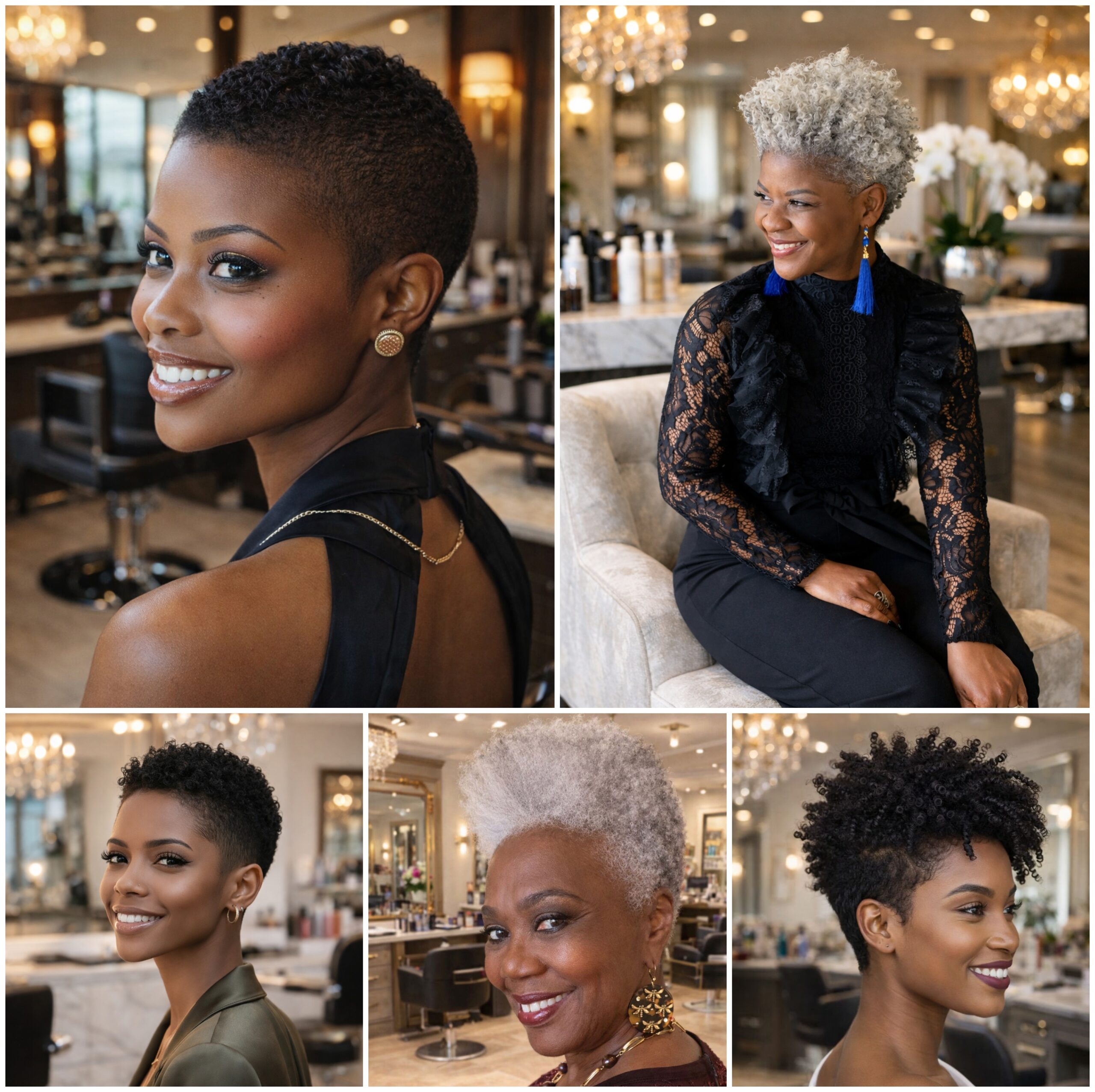 Afro Haircuts Focused on Short Shapes