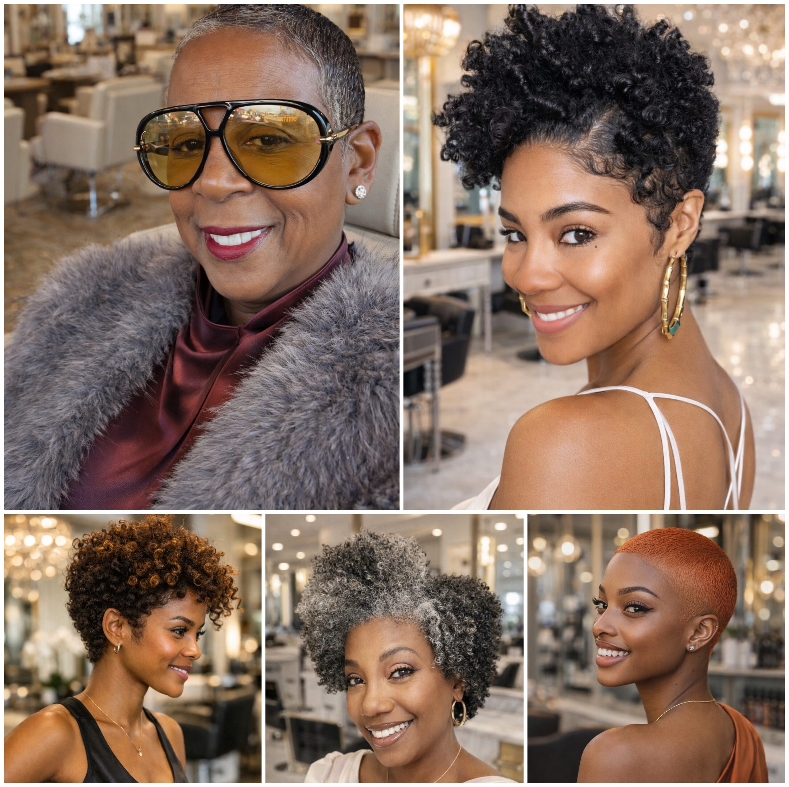 Low Cut Afro Hair Done the Natural Way