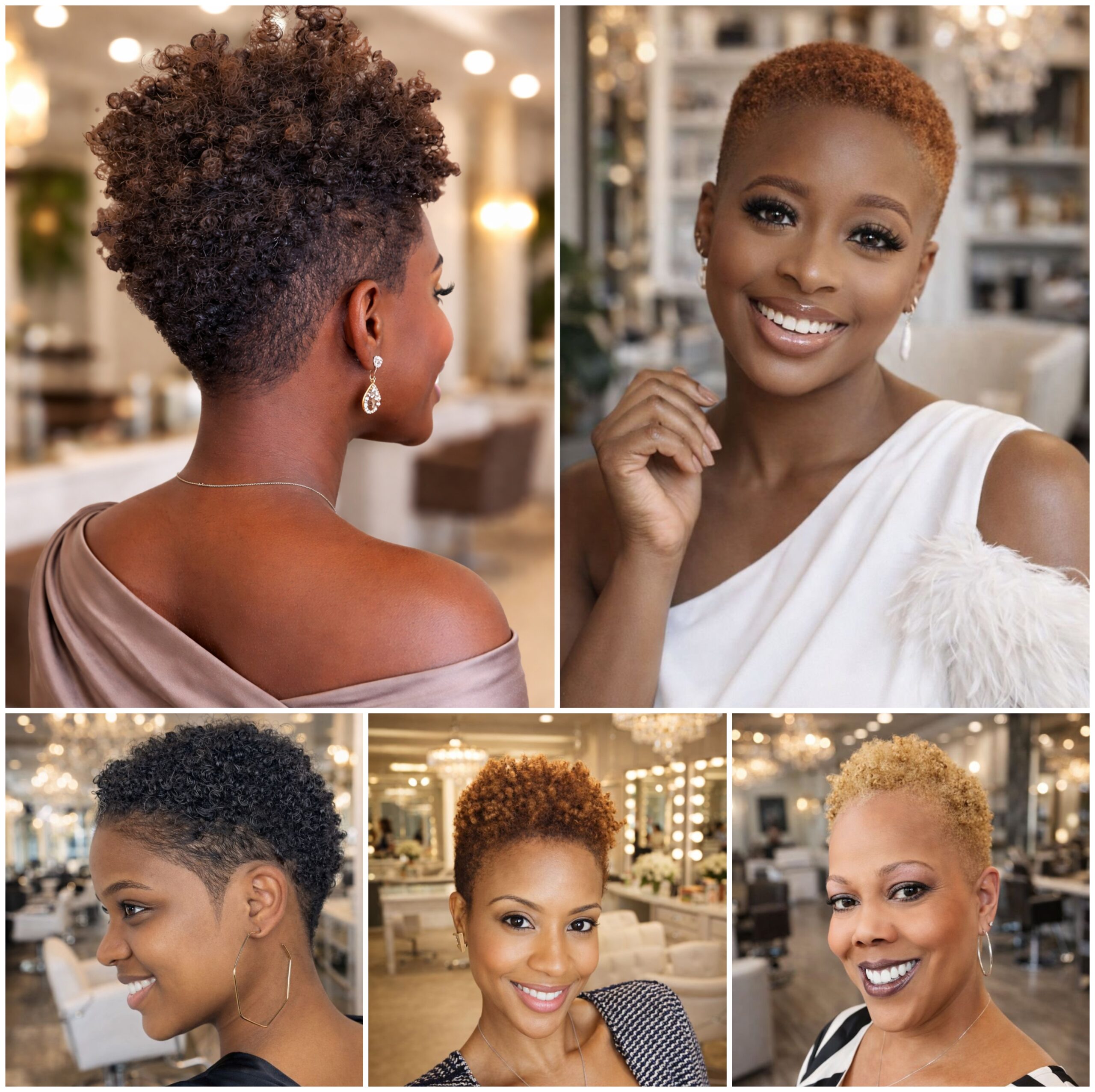 Beautiful Short Natural Afro Looks for Ladies Beautiful Short Natural Afro Looks for Ladies