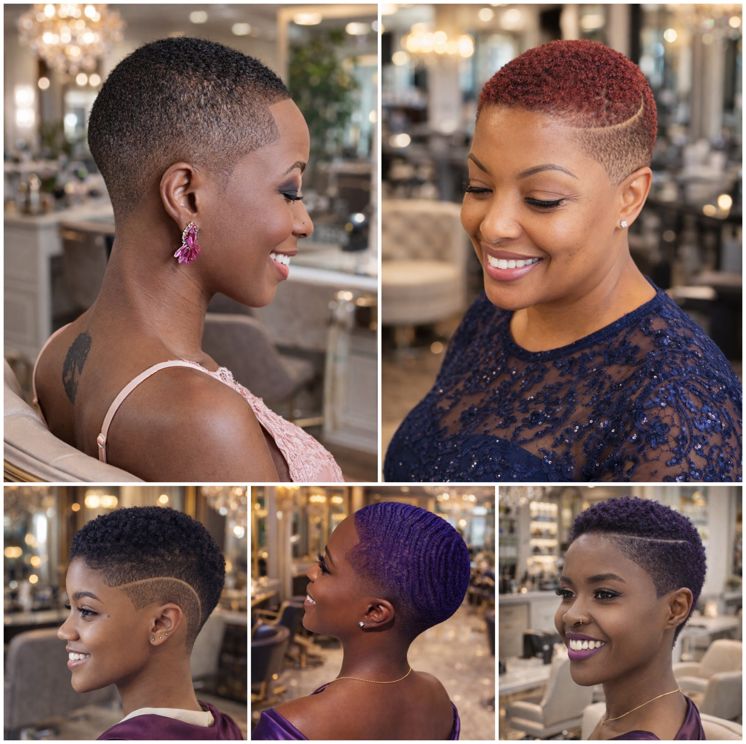 Low Cut Afro Hair in Everyday Form