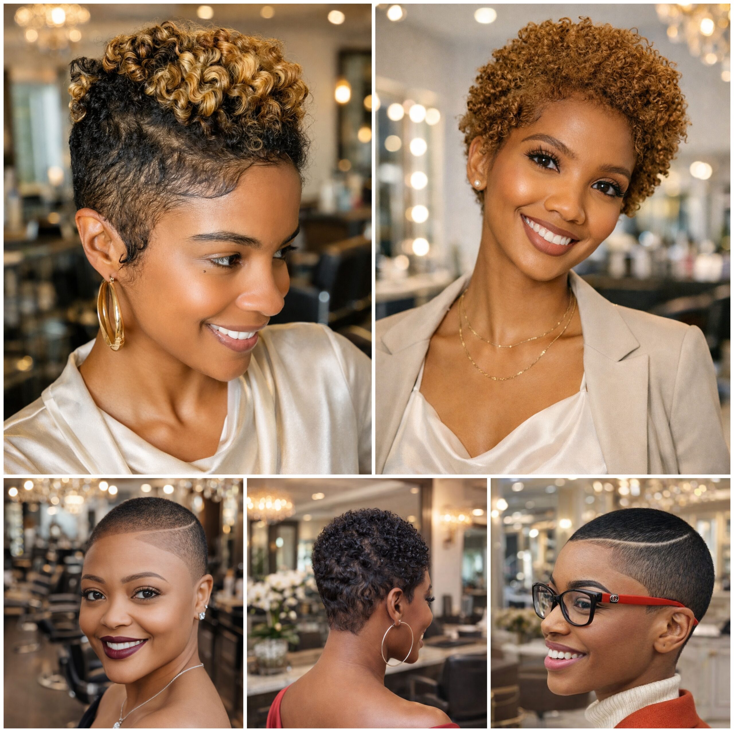 Beautiful Afro Cuts with Clean Lines