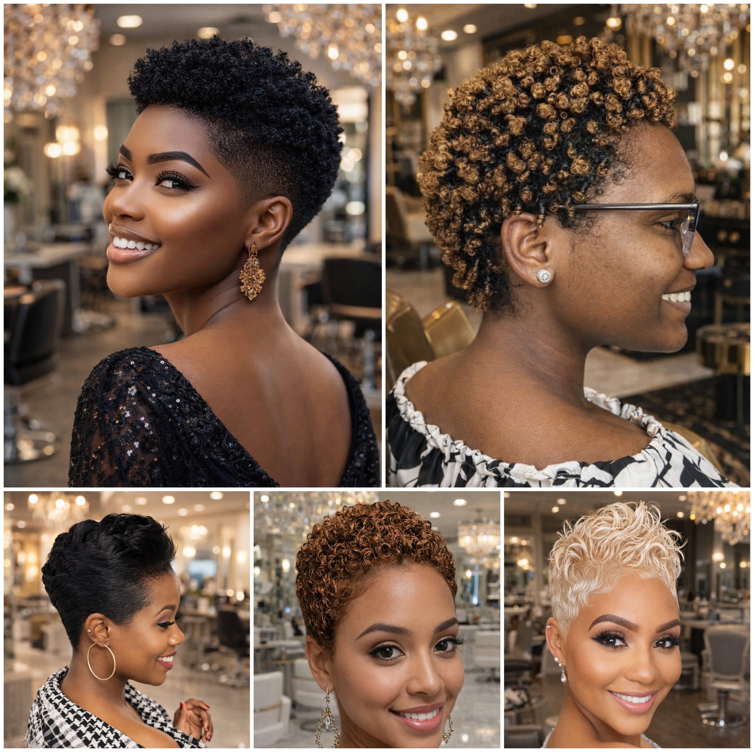 Beautiful Afro Cuts for Natural Hair