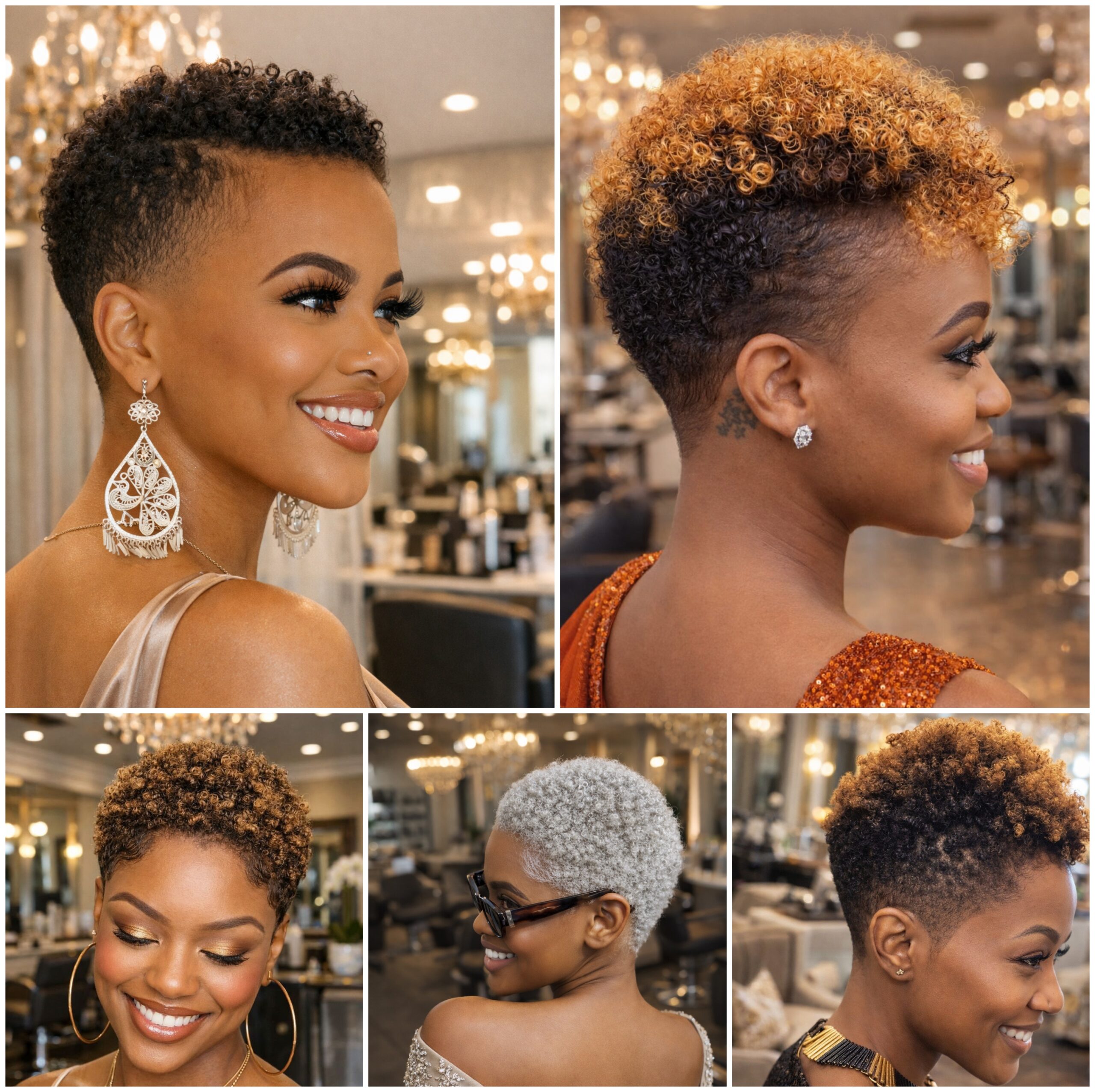 Exclusive Short Natural Afro Styling Ideas