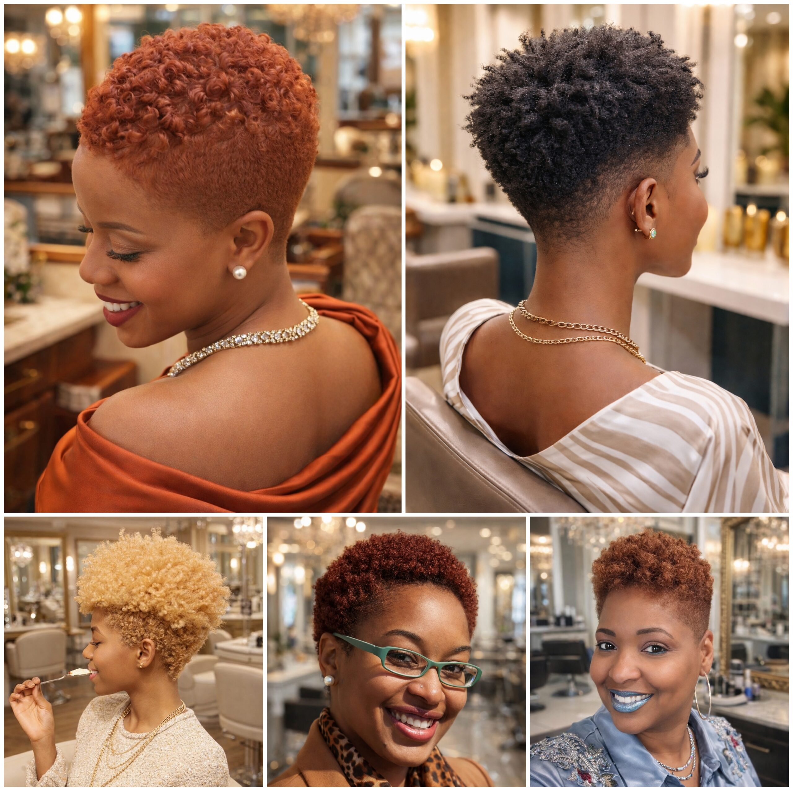 Premium Short Afro Styling Collection