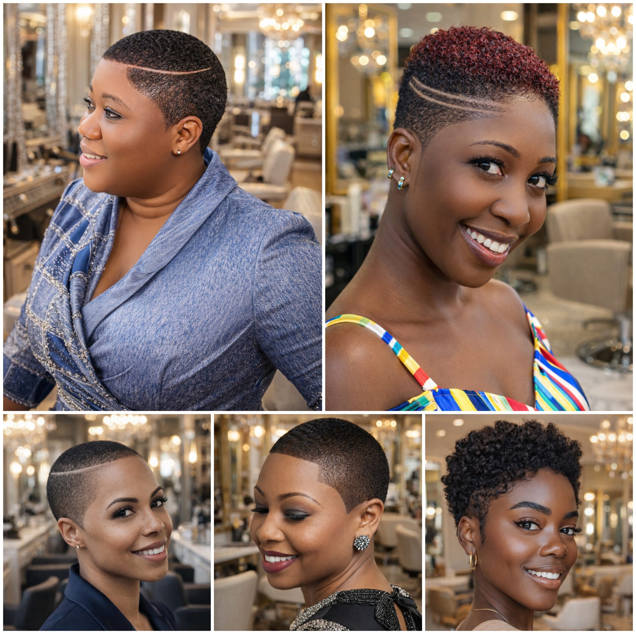 Low Cut Afro Looks with Natural Balance