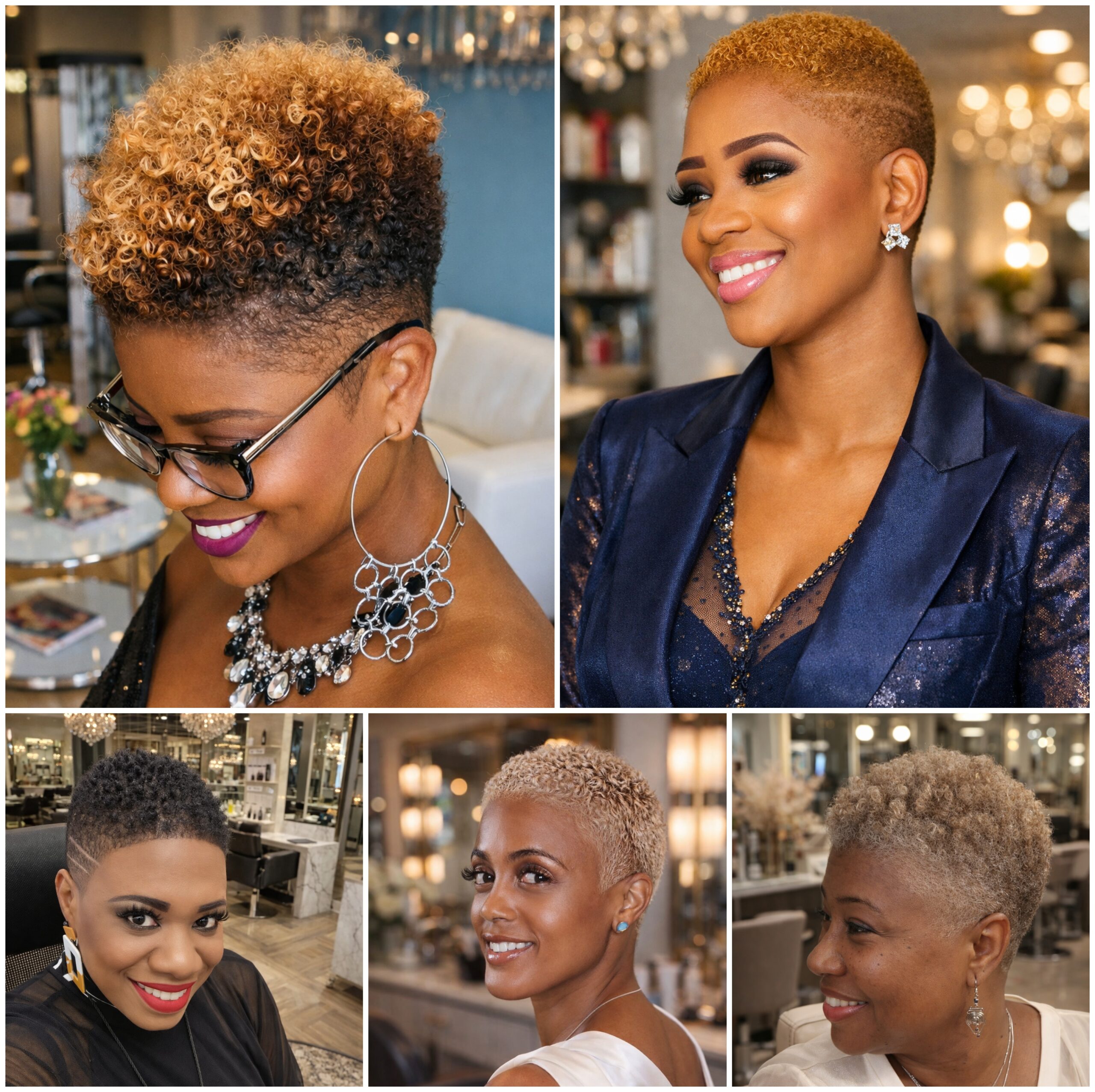 Curated Low Cut Afro Looks for Women
