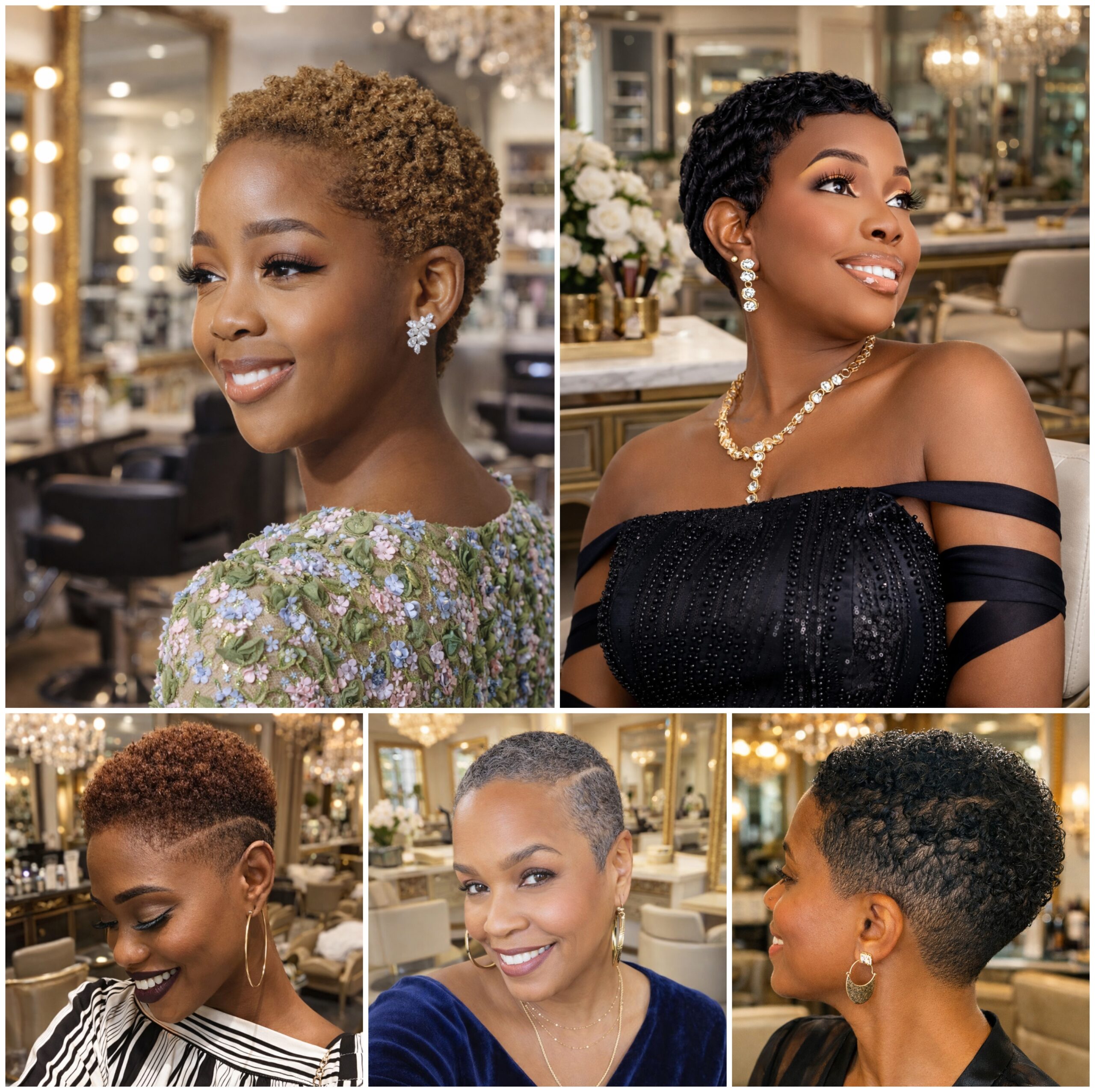 Curated Short Natural Afro Styles