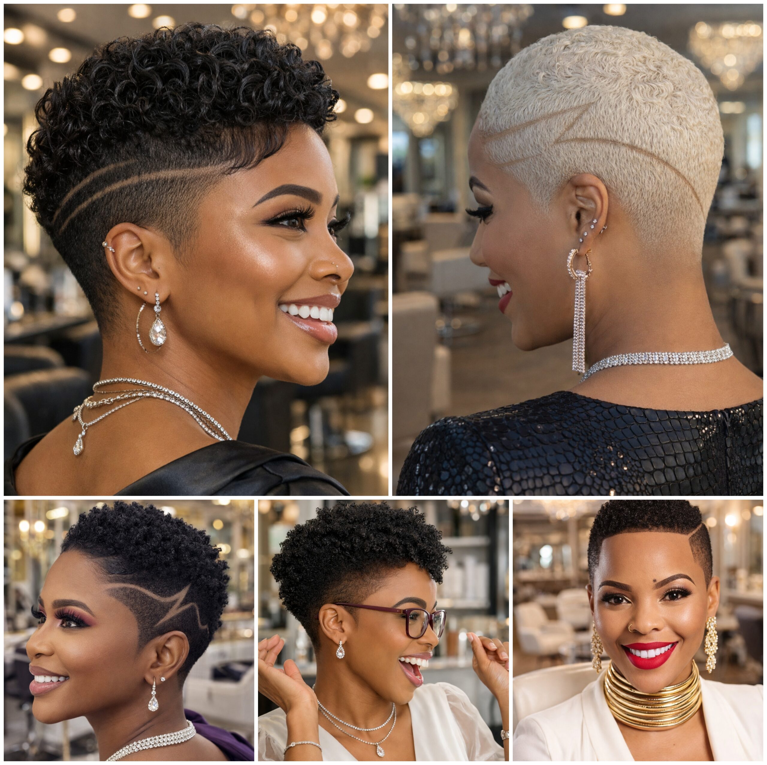 Low Cut Afro Looks Women Enjoy
