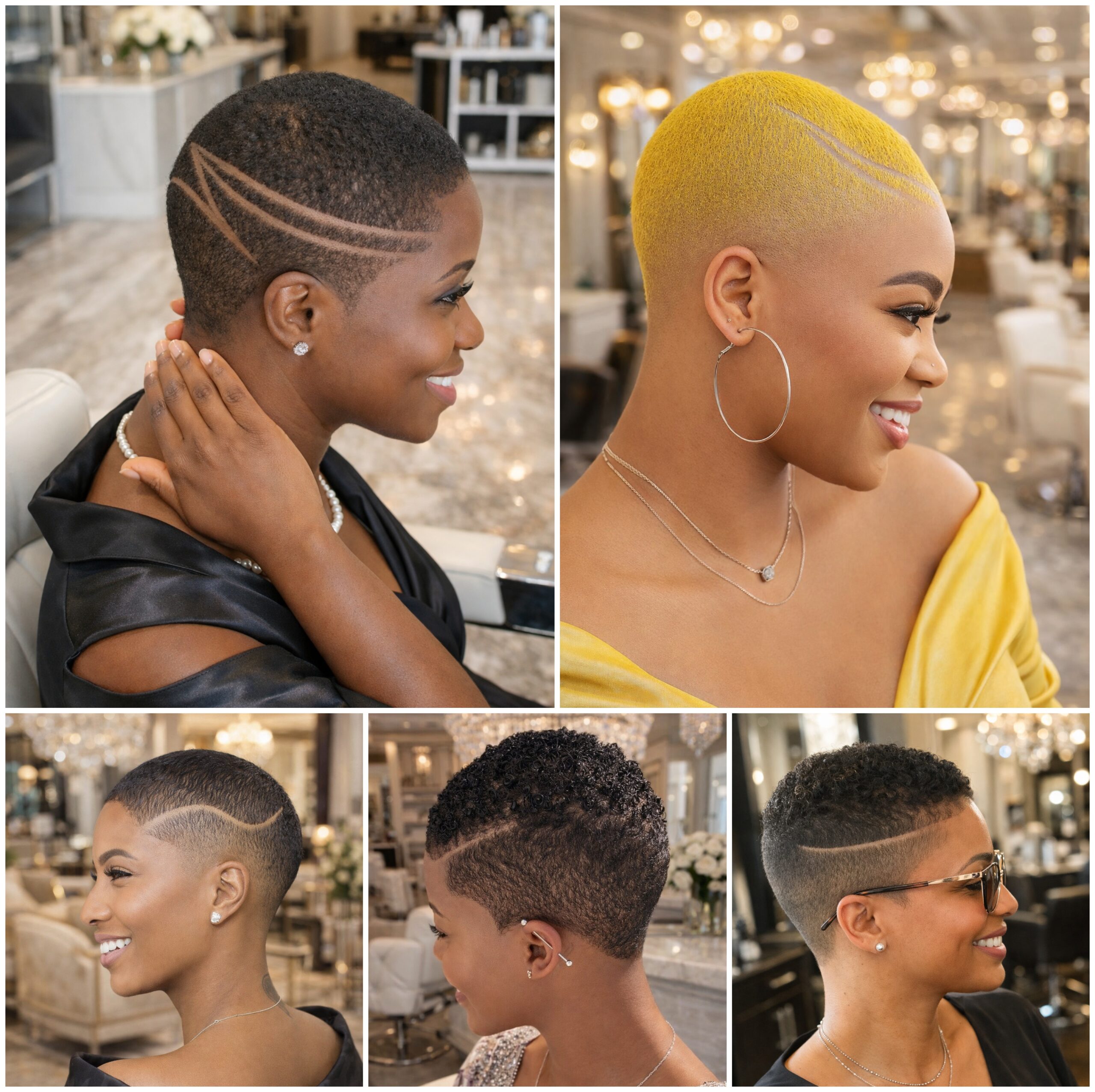 Short Afro Hair with a Soft Low Shape