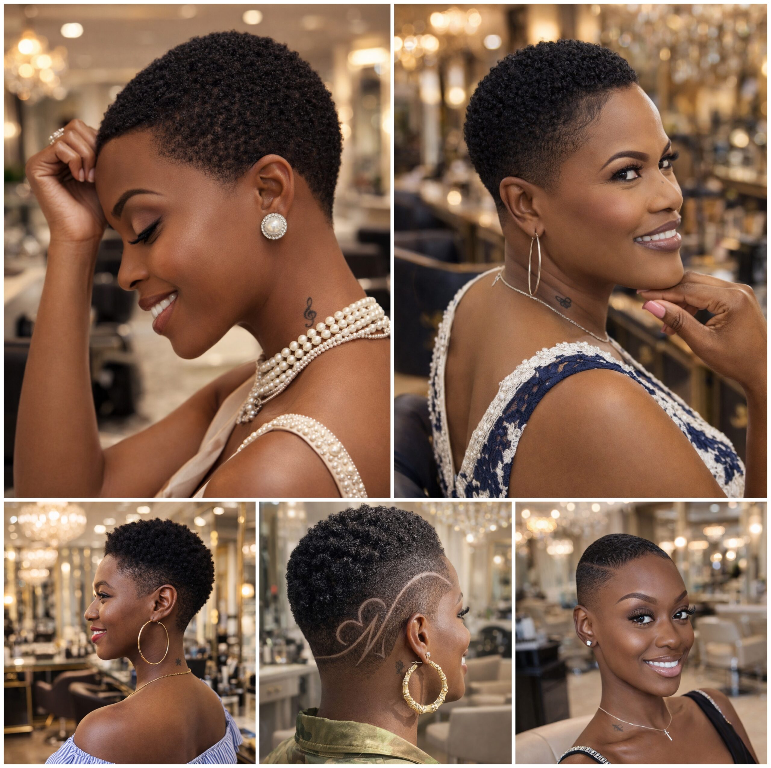 Low Cut Afro Looks That Carry Strong Presence