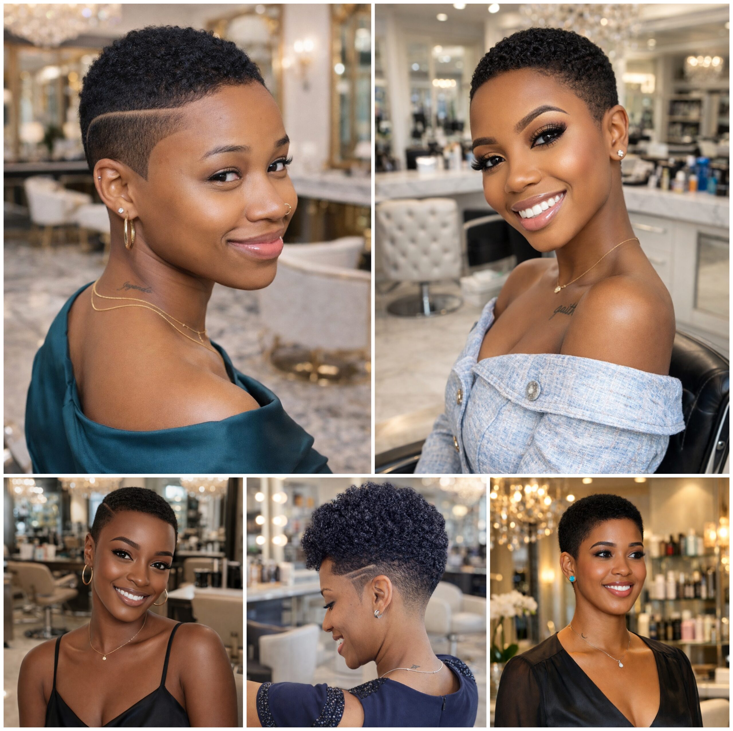 Low Cut Afro Looks That Highlight Natural Beauty