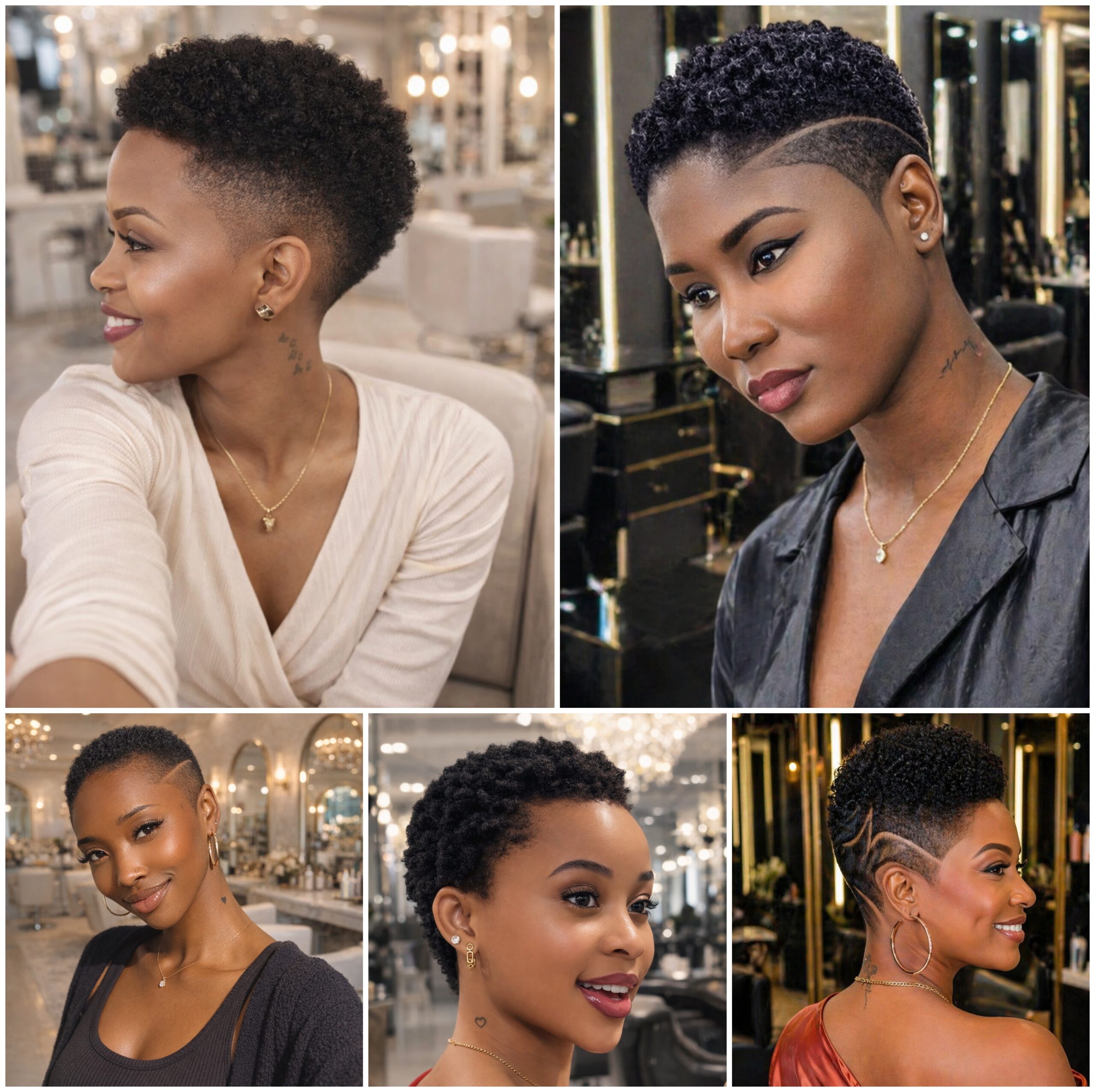 Low Cut Afro Looks That Add Soft Confidence