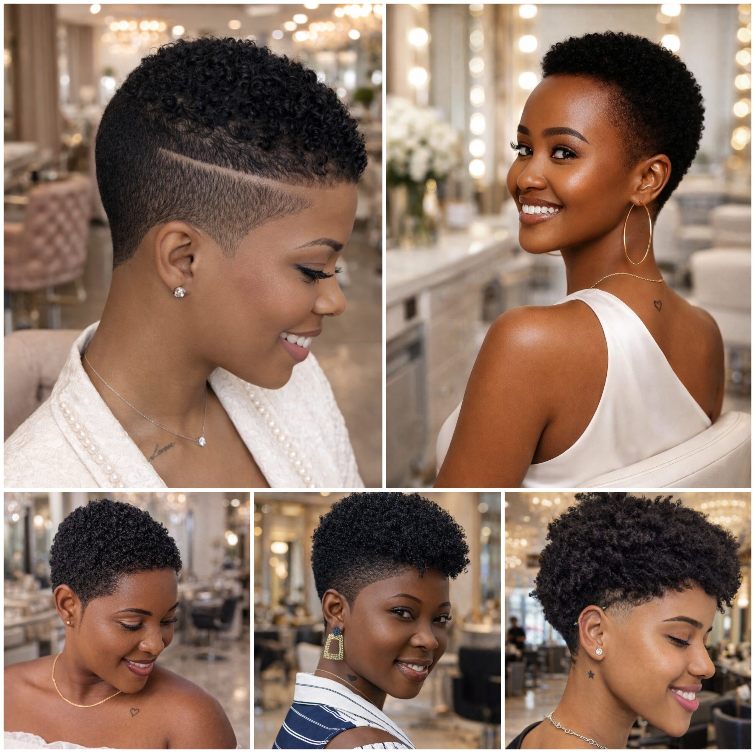 Low Cut Afro Looks That Bring Natural Impact