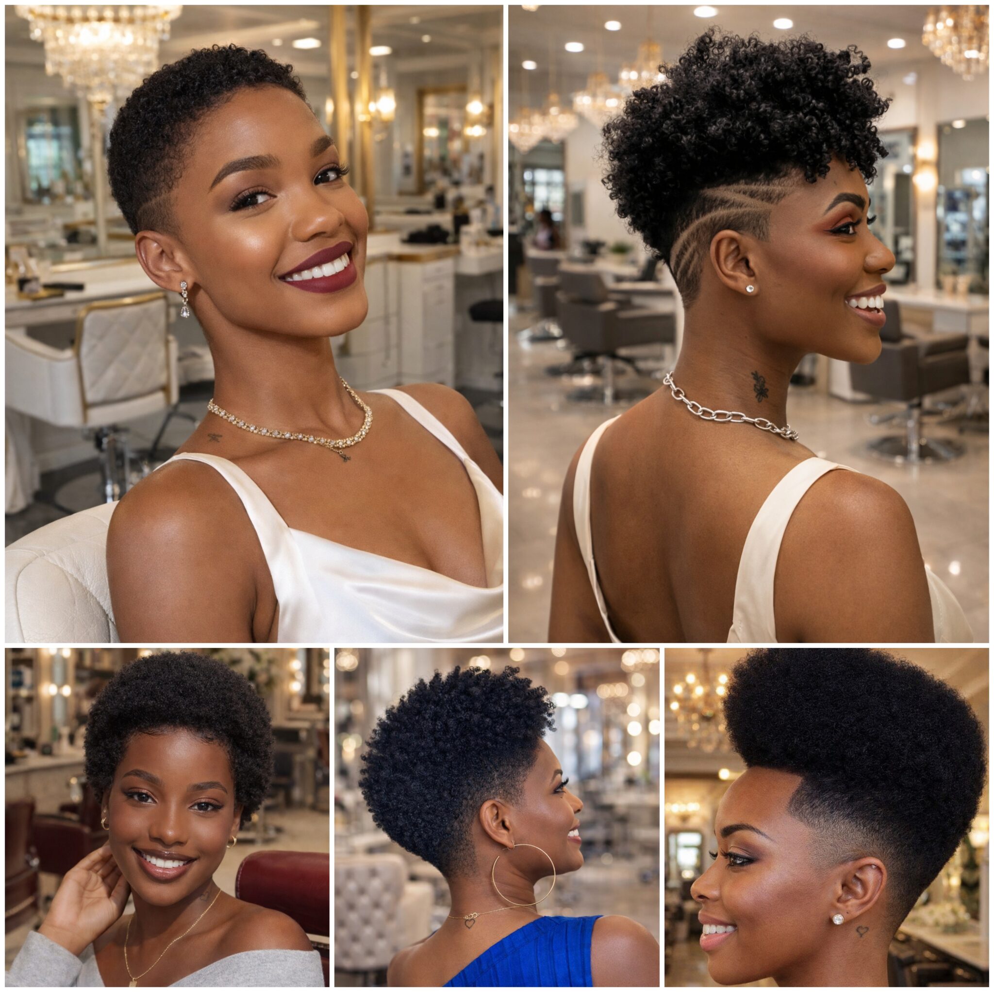Short Afro Styles That Bring Soft Definition