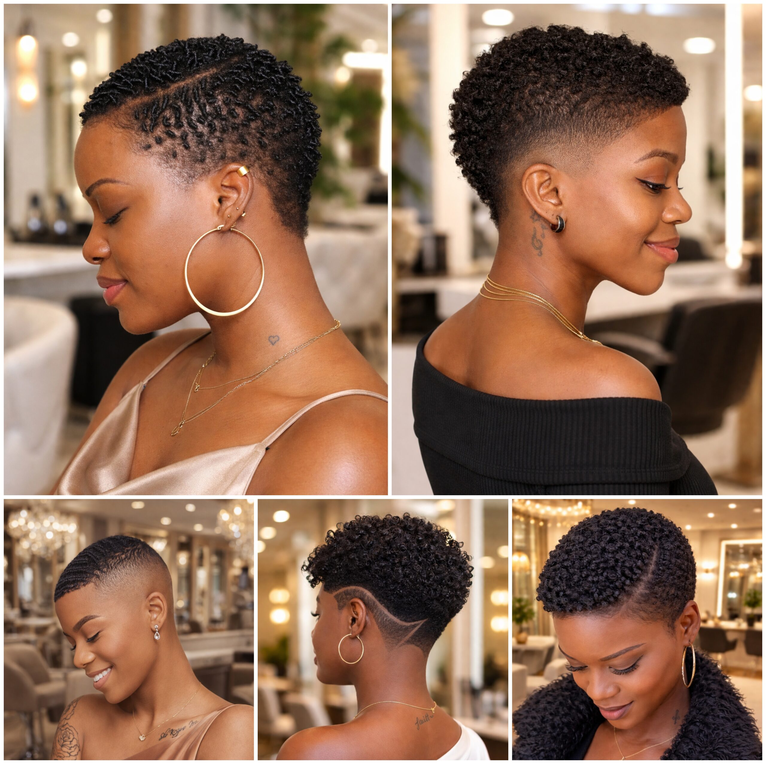 Short Afro Styles That Bring Quiet Elegance