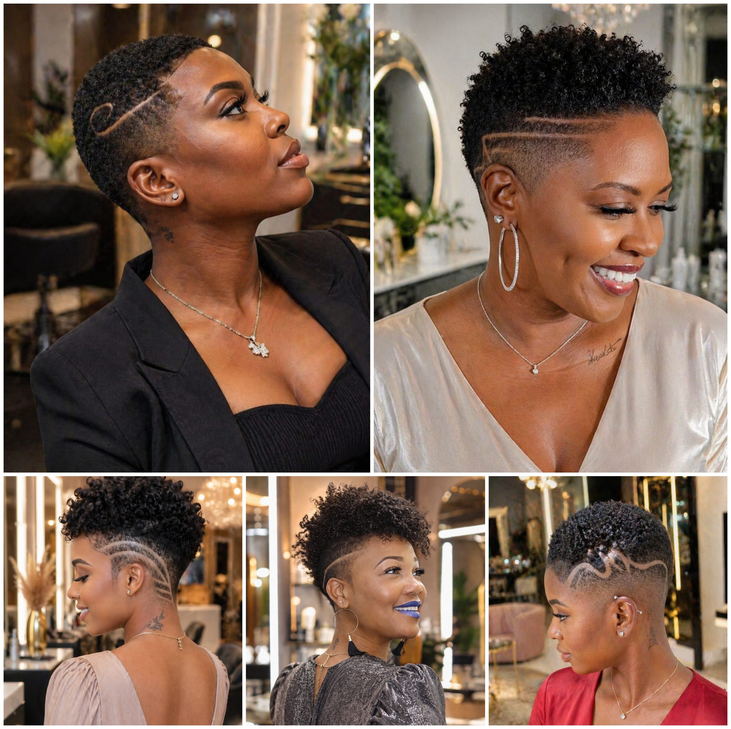 Short Afro Styles That Bring a Gentle Glow