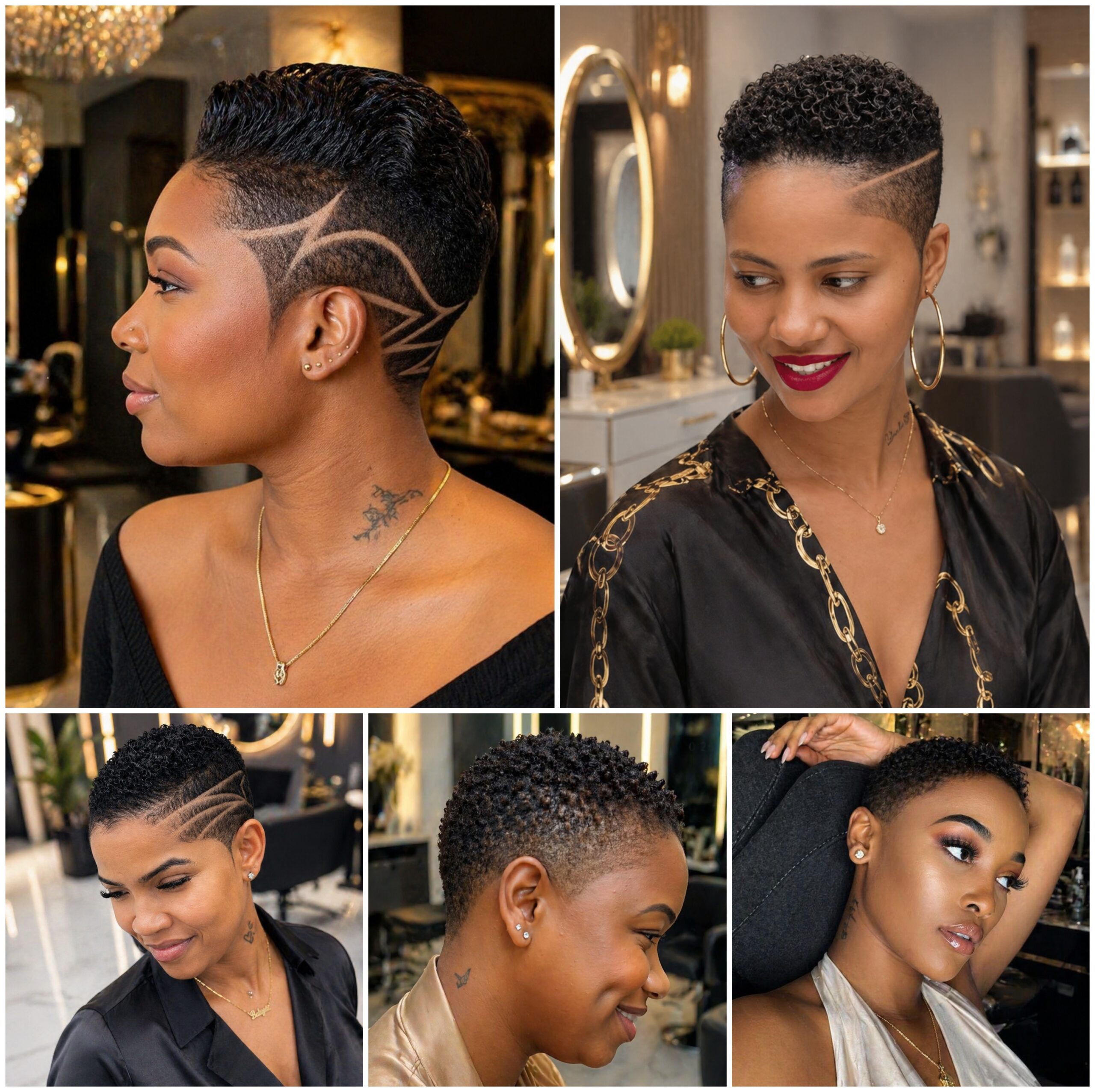 Low Cut Afro Looks That Stay Clean and Polished