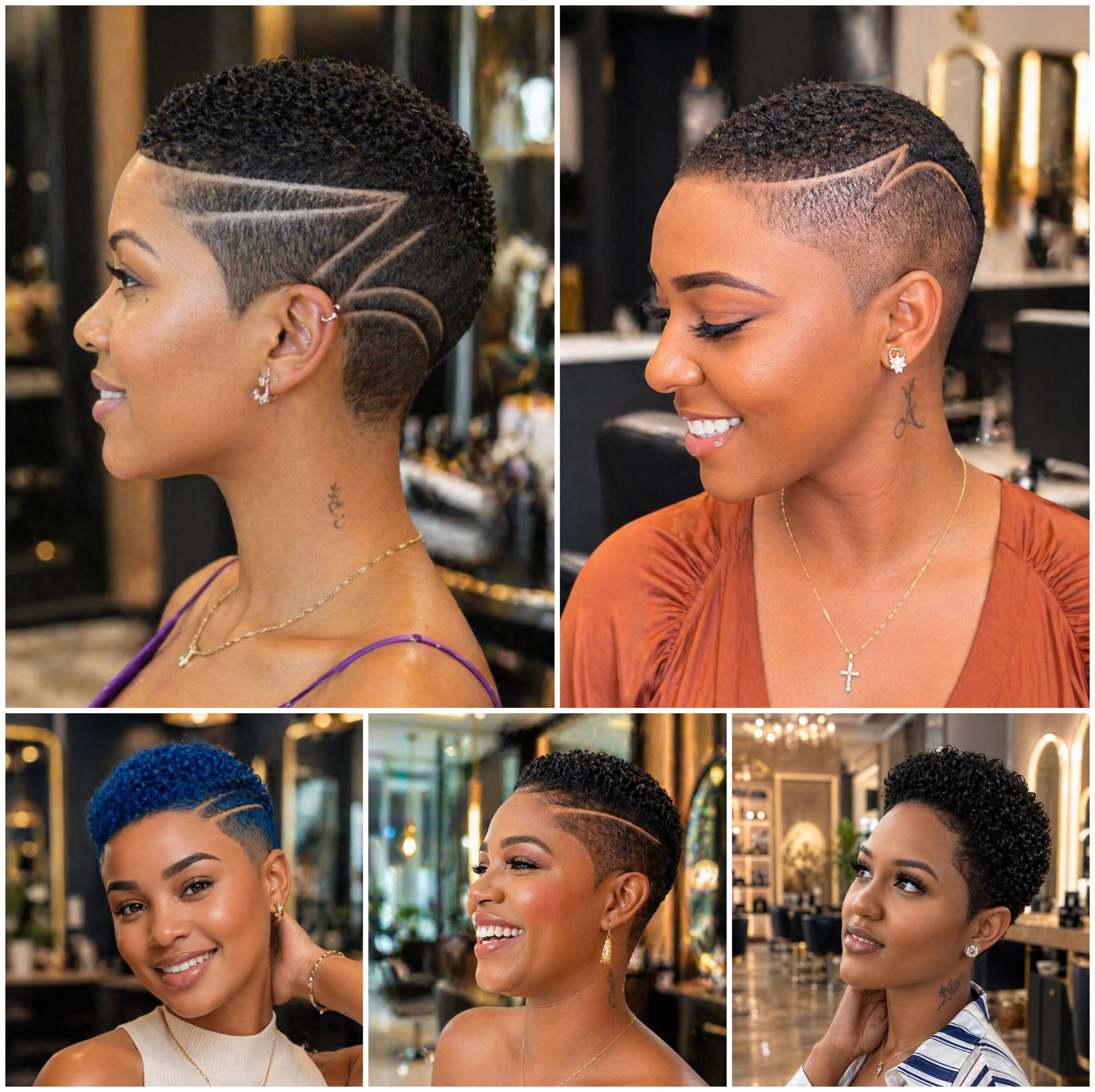 Low Cut Afro Looks That Add Quiet Style