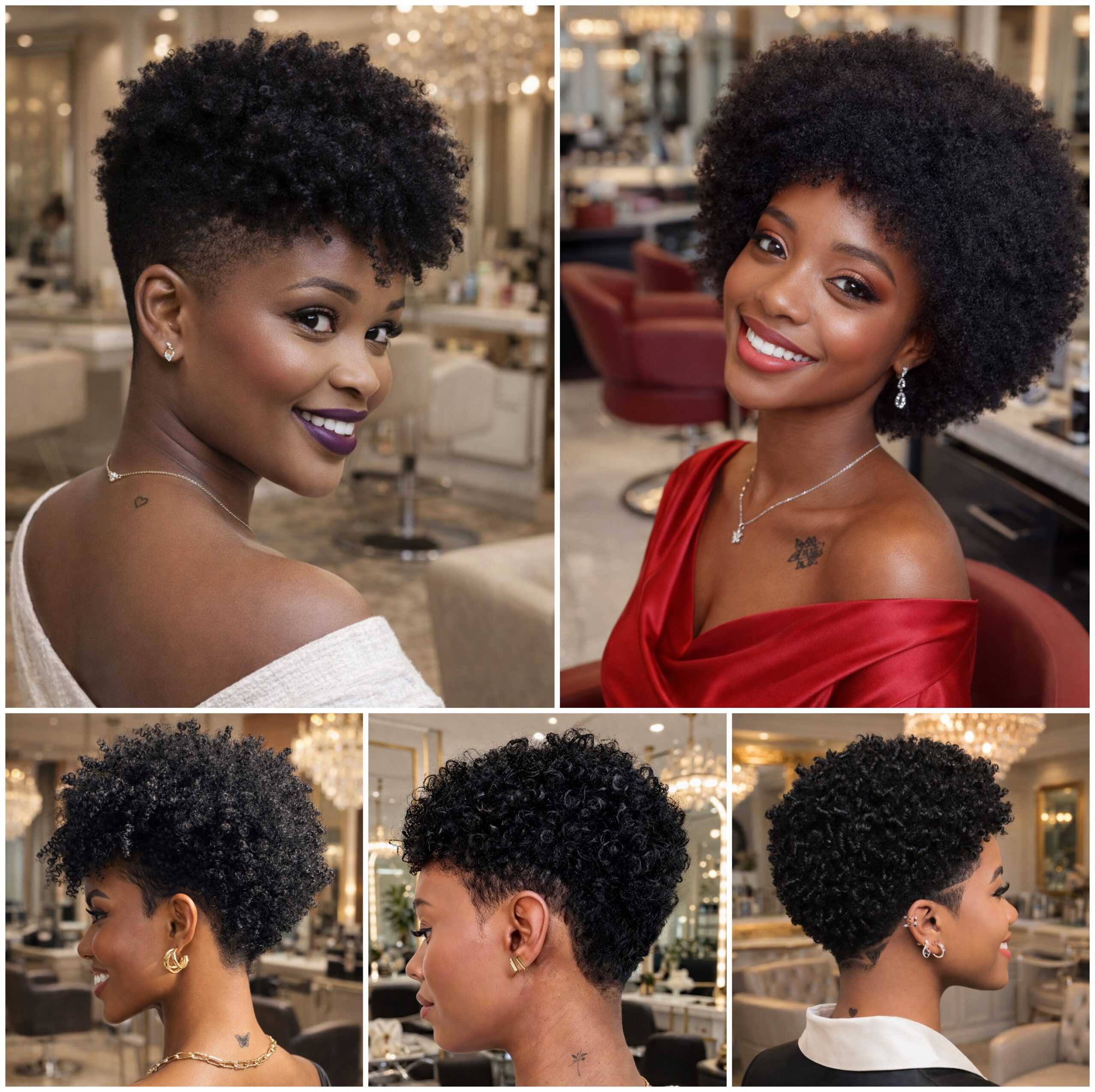 Low Cut Afro Looks That Add Natural Glow Low Cut Afro Looks That Add Natural Glow