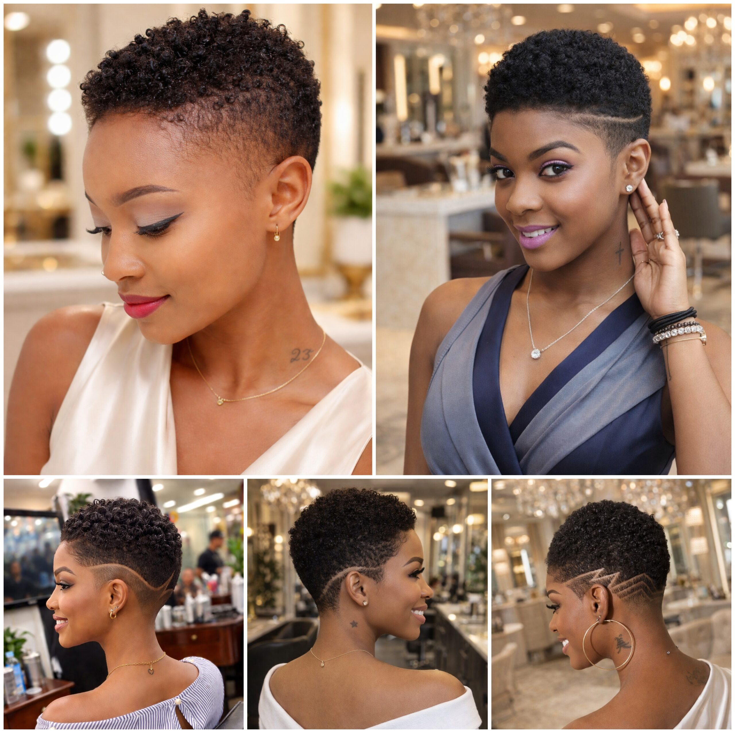 Low Cut Afro Looks That Stay Beautifully Simple