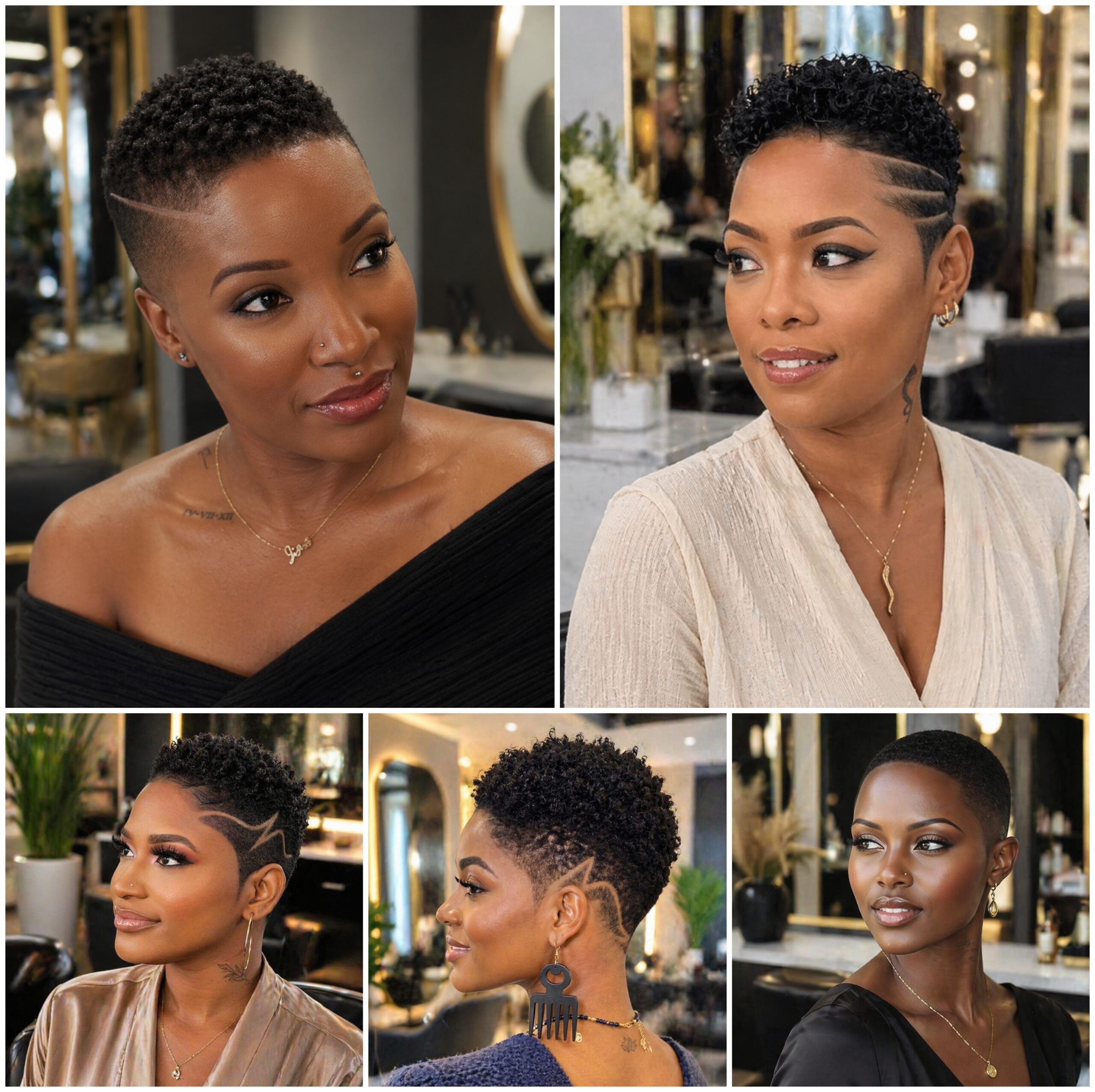 Low Cut Afro Looks That Keep the Style Clean