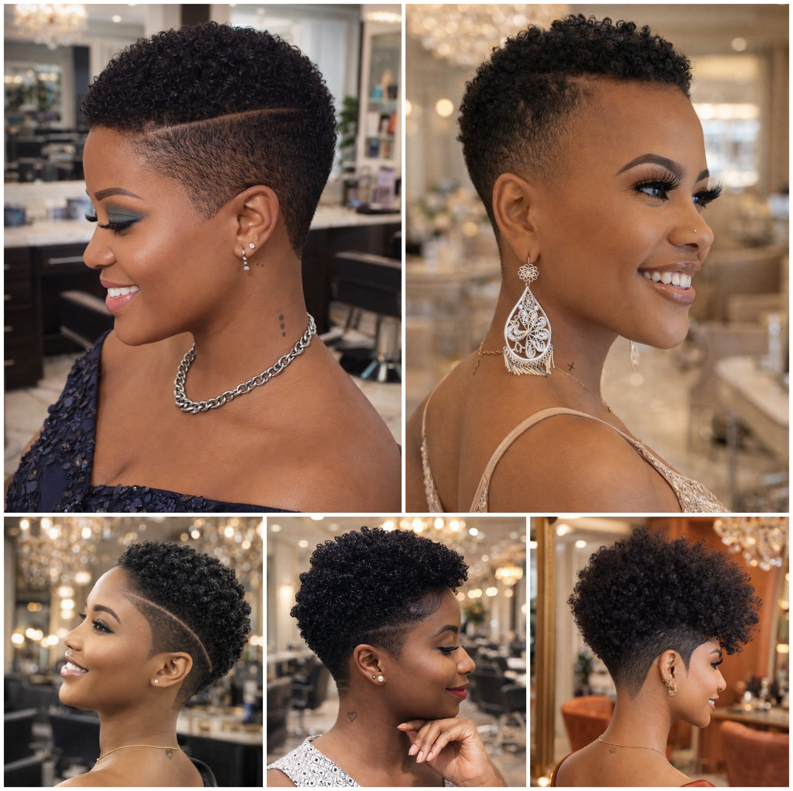Low Cut Afro Looks That Wear Beautifully