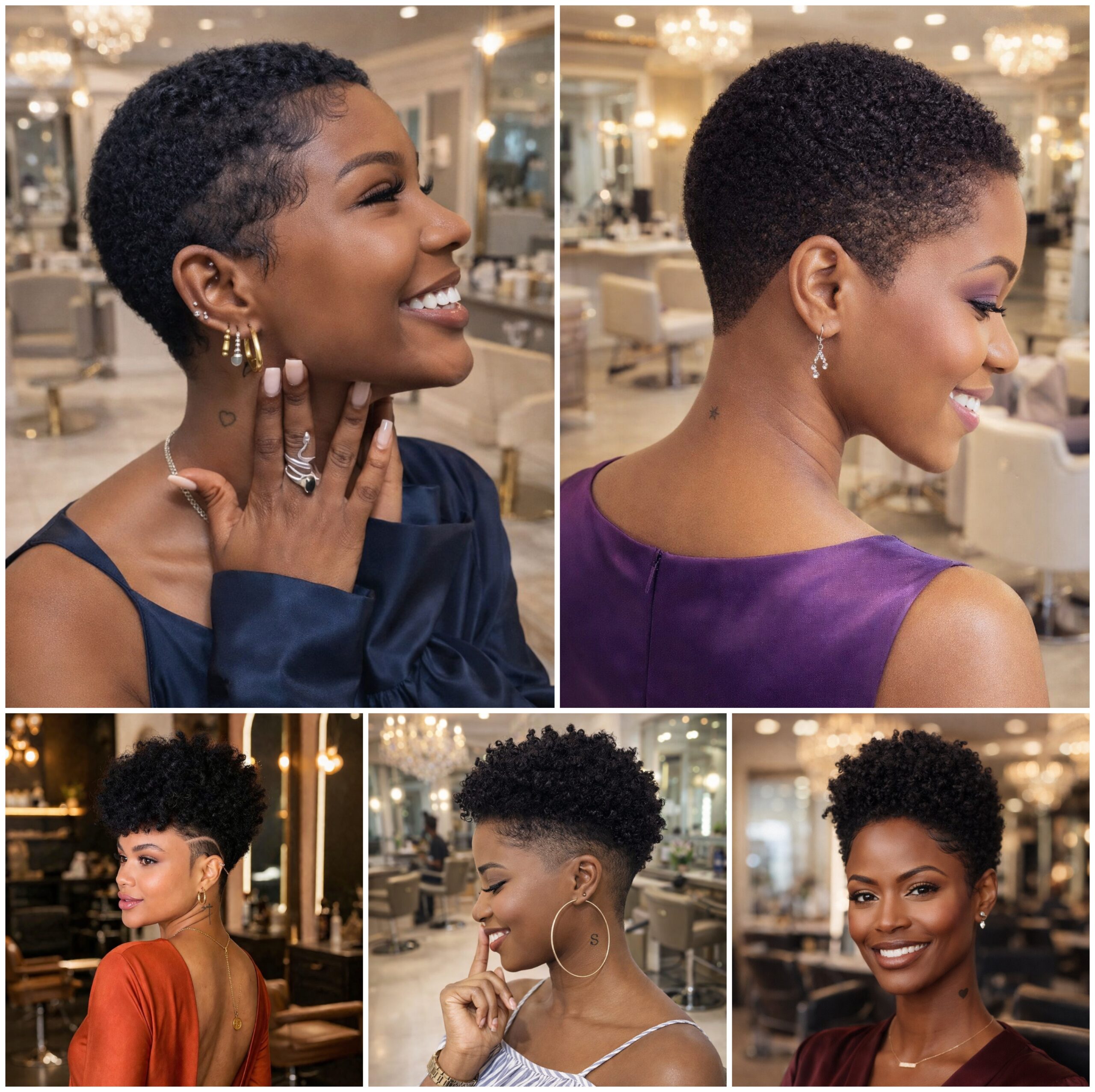 Short Afro Styles That Add Natural Elegance Short Afro Styles That Add Natural Elegance