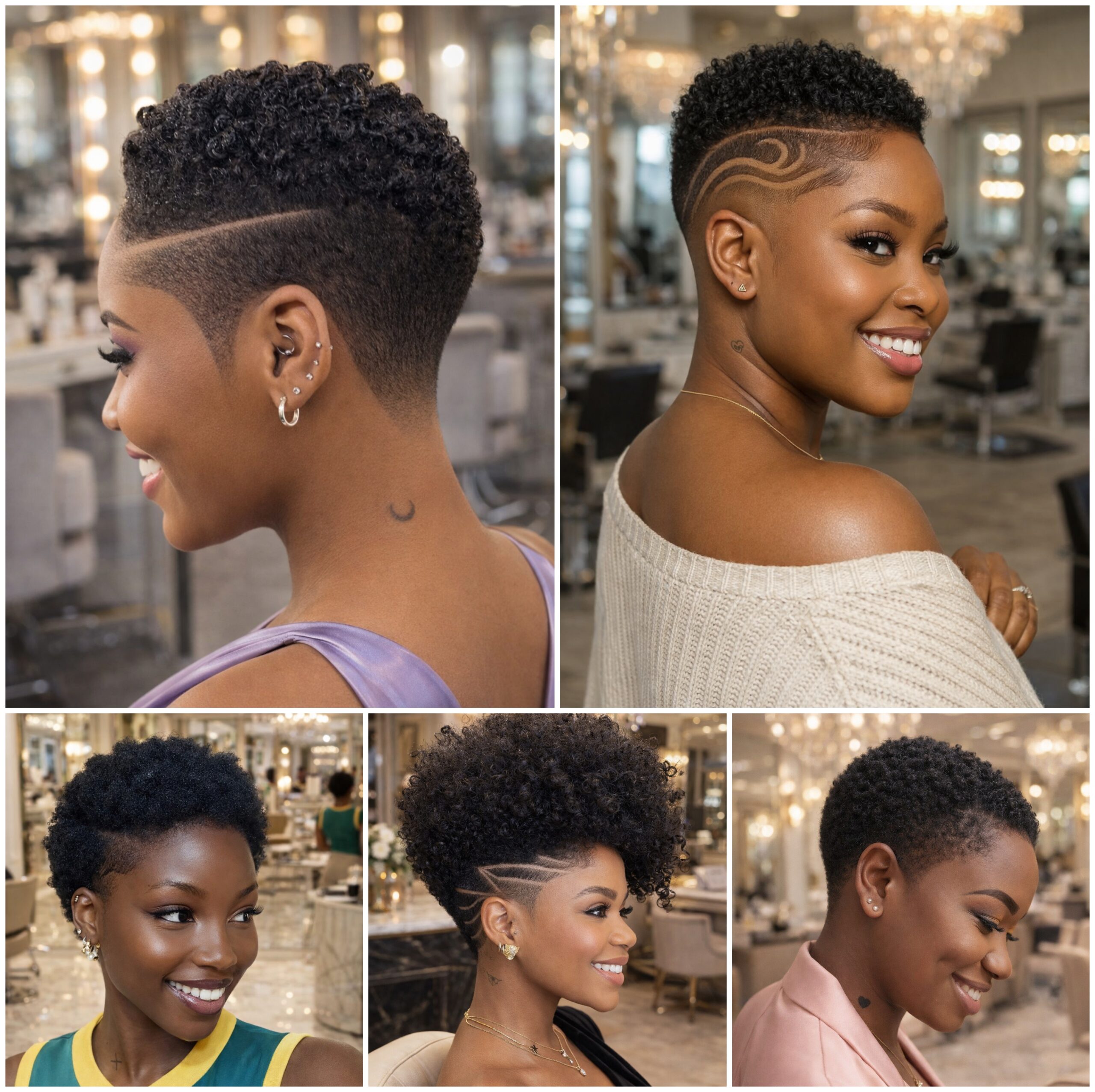 Low Cut Afro Looks That Keep the Look Balanced Low Cut Afro Looks That Keep the Look Balanced