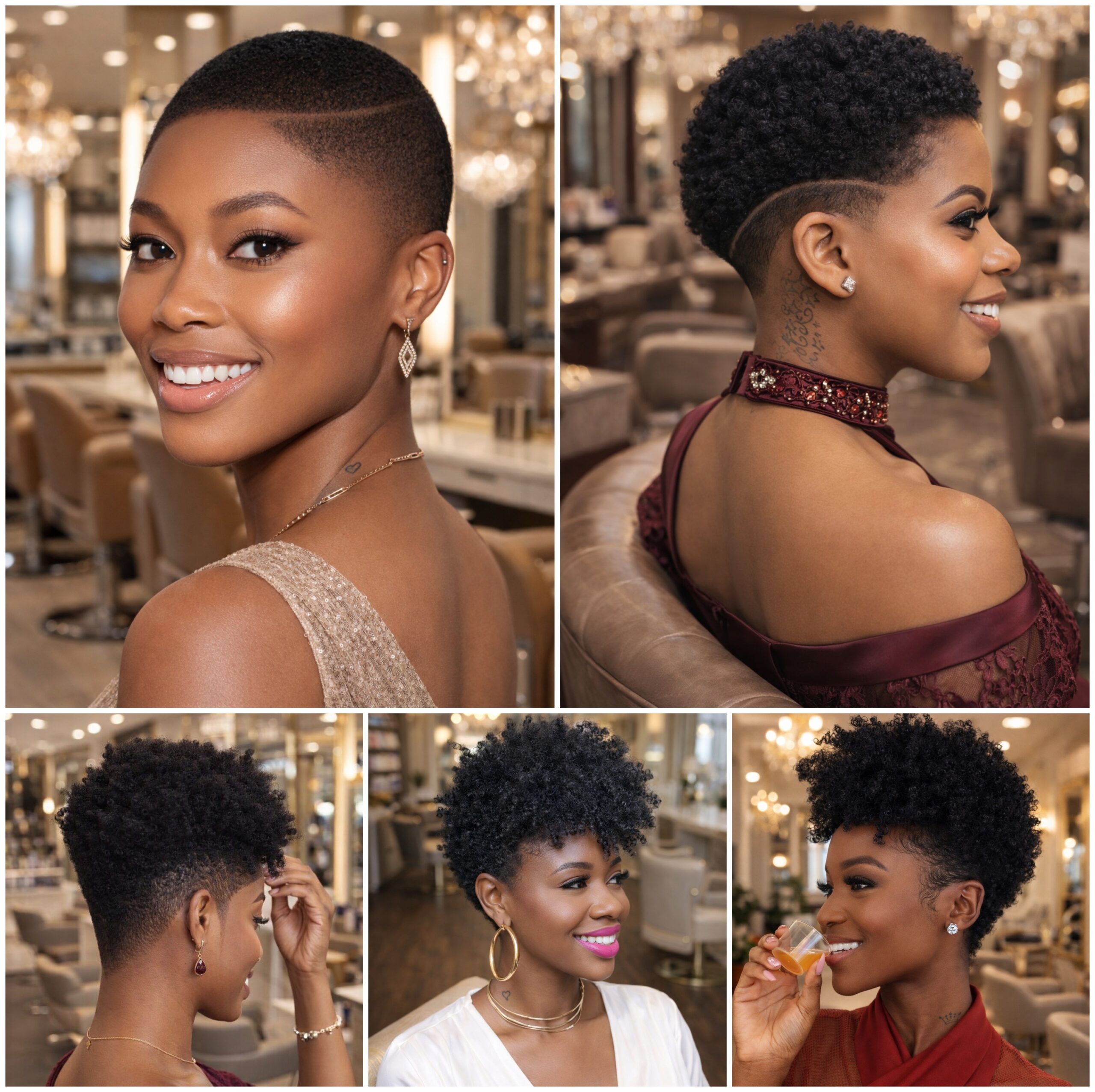 Low Cut Afro Looks That Add a Touch of Class Low Cut Afro Looks That Add a Touch of Class