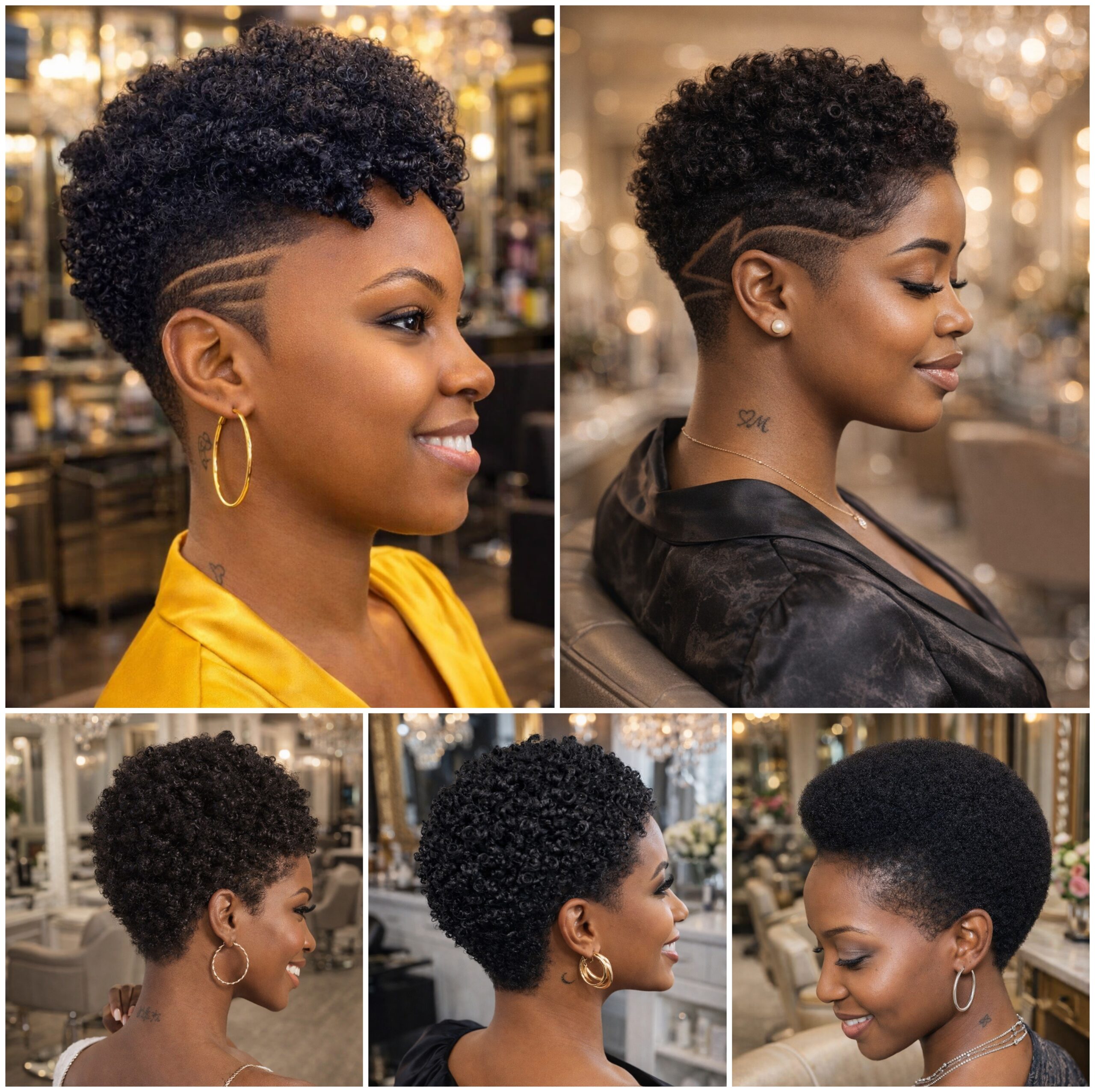 Short Afro Styles That Feel Graceful and Strong