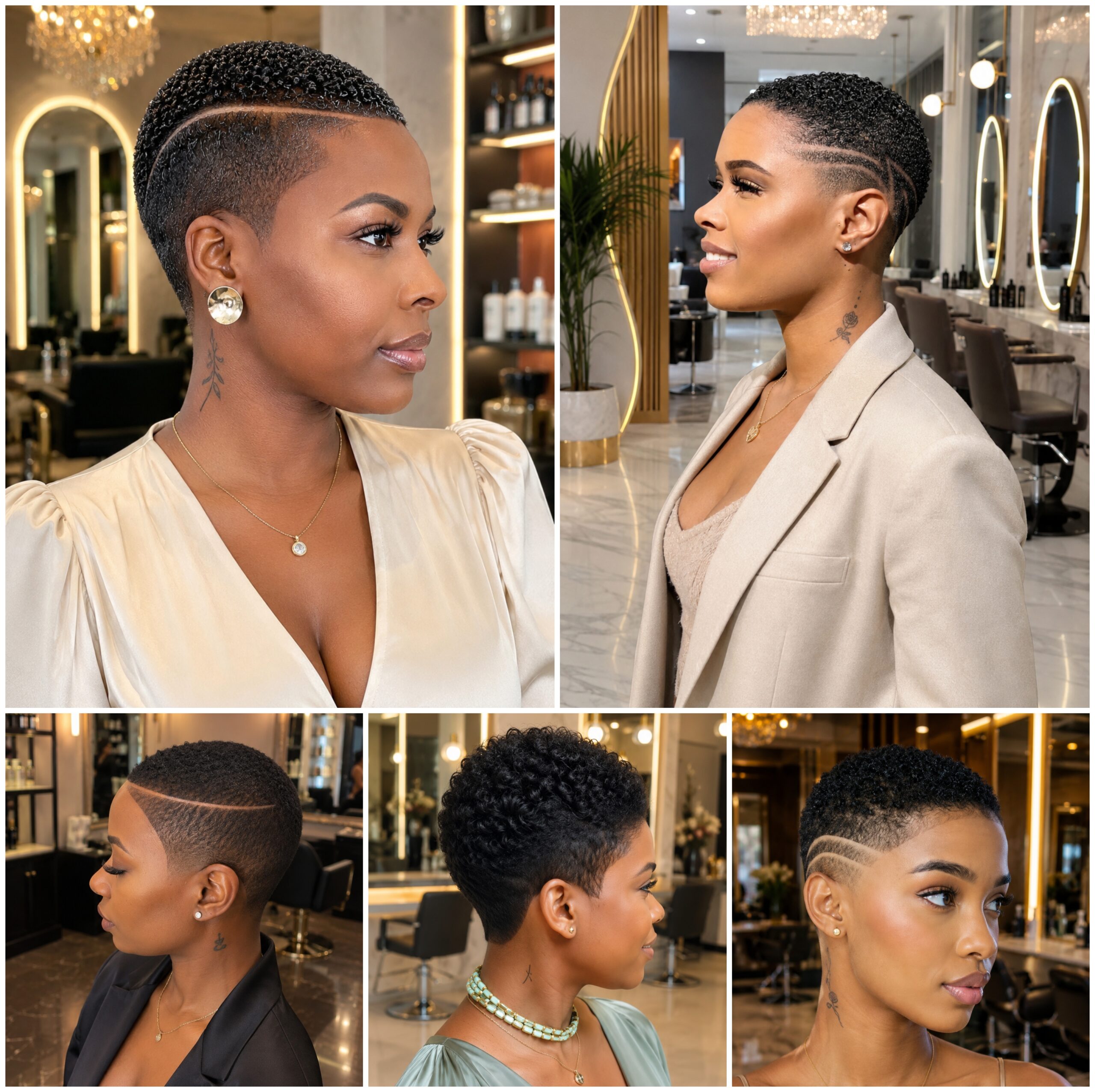 Short Afro Styles That Bring Gentle Sophistication