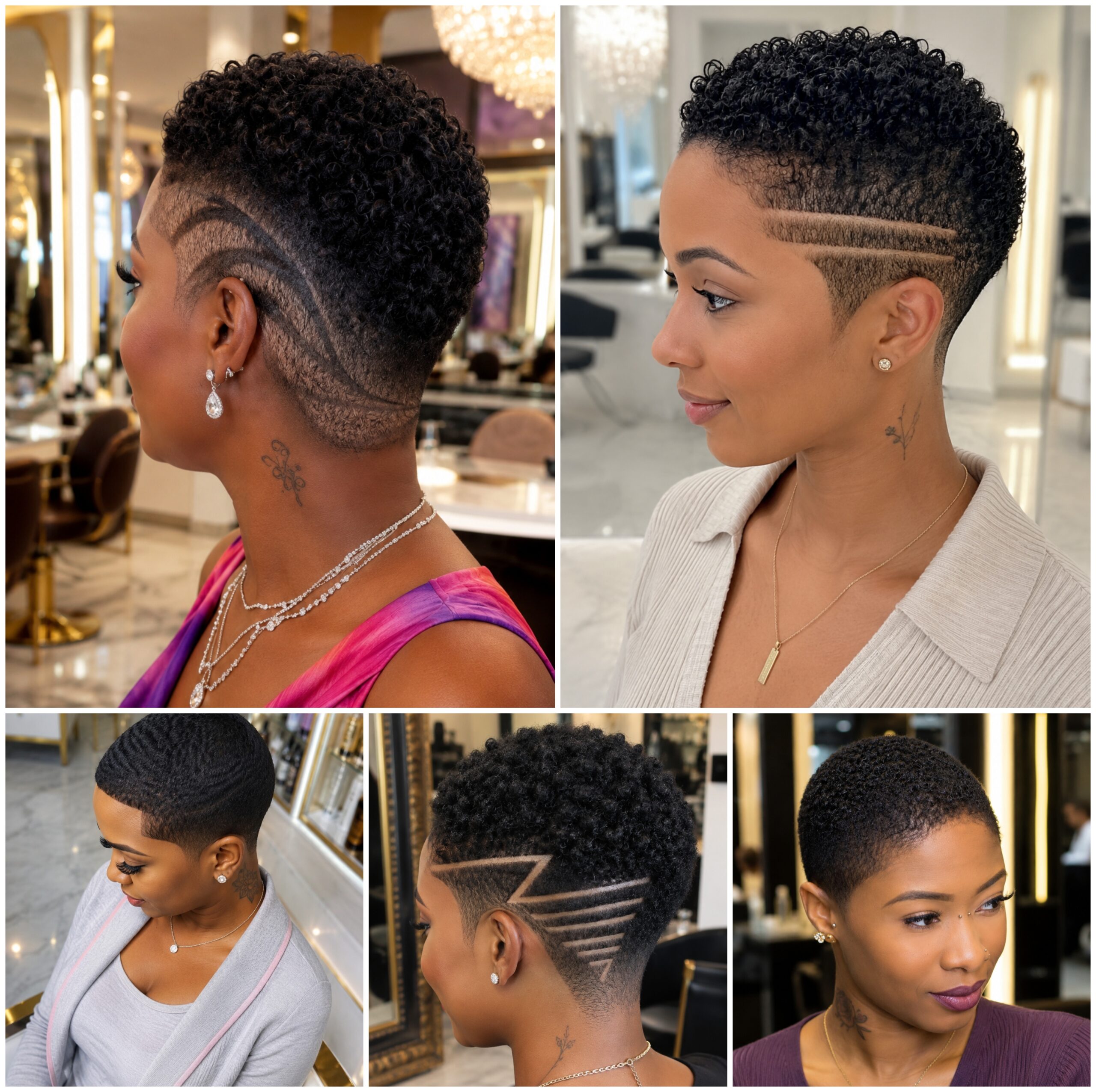 Low Cut Afro Looks That Stay Graceful and Clean