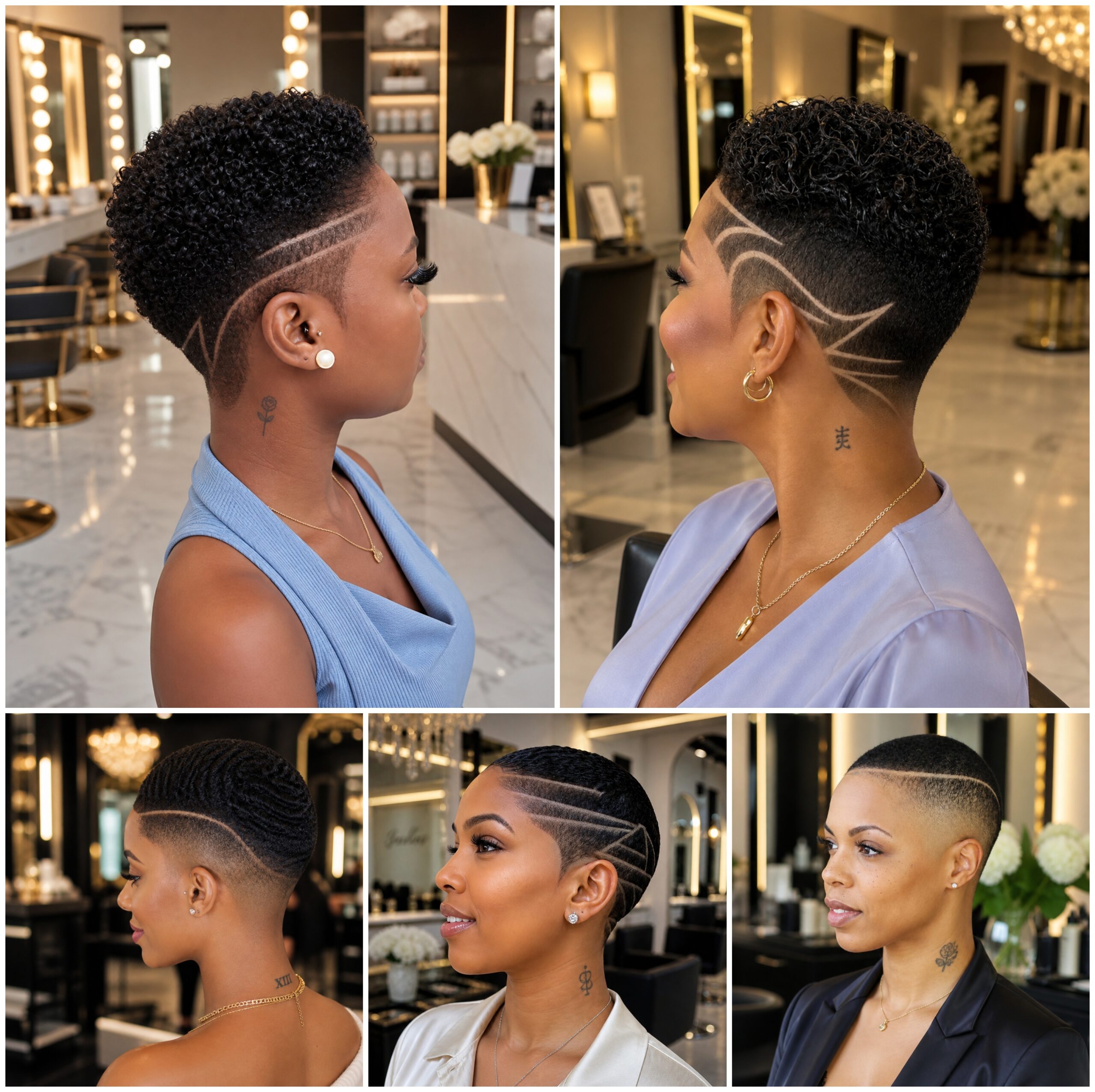 Low Cut Afro Looks That Bring Clean Beauty