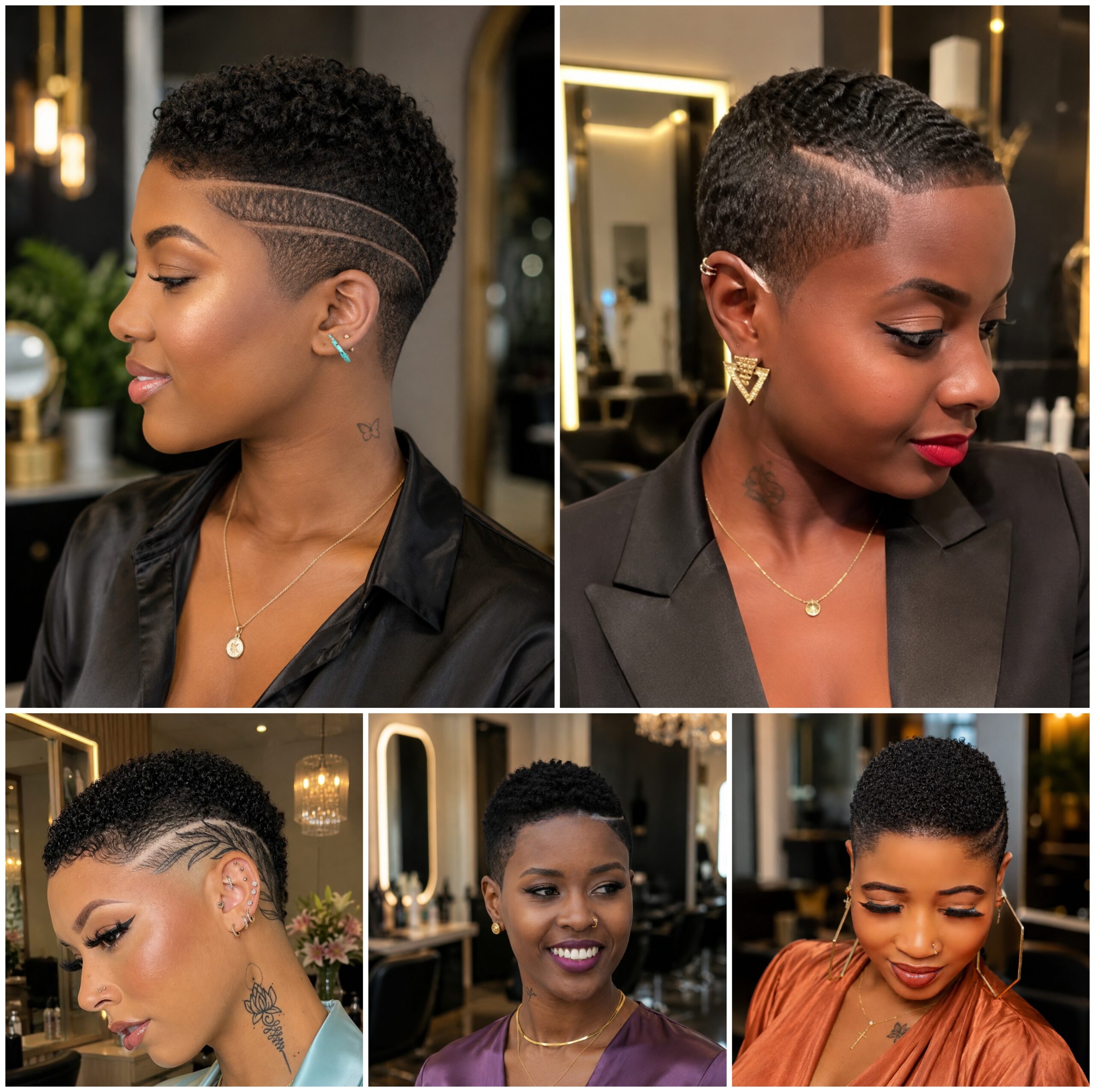 Low Cut Afro Looks That Keep Their Soft Appeal