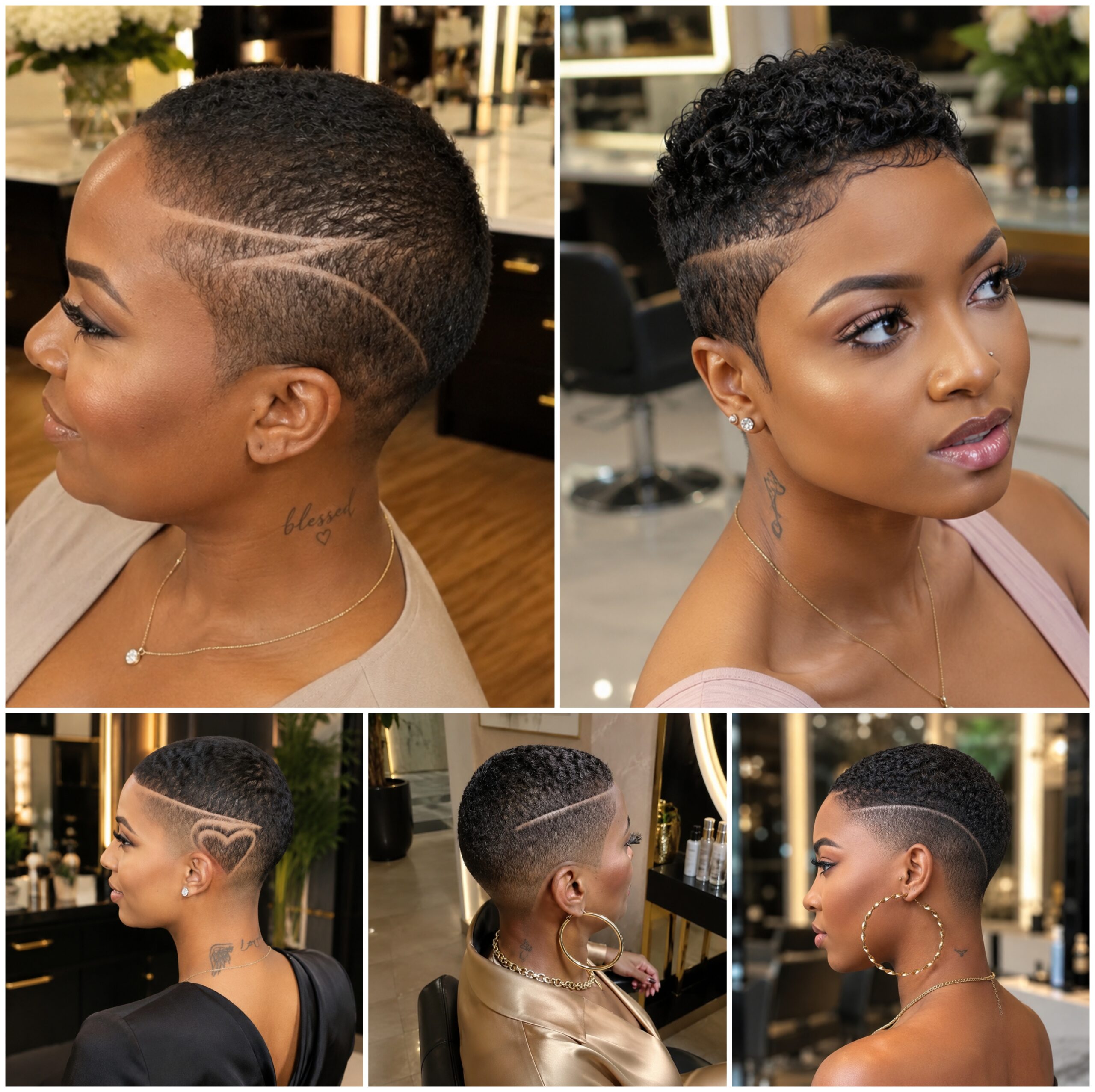 Short Afro Styles That Bring a Gentle Glow