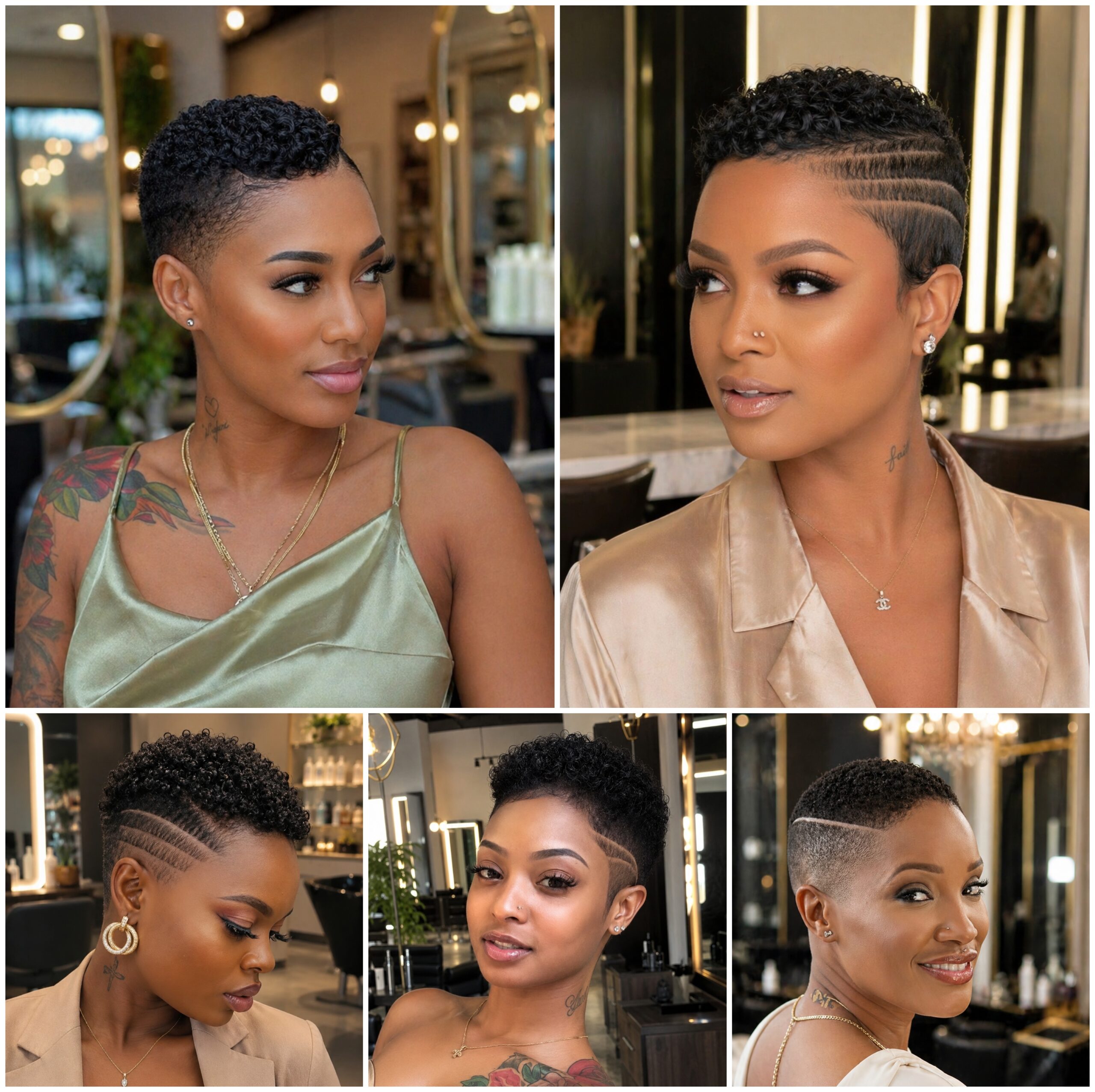 Short Afro Styles That Frame Natural Beauty
